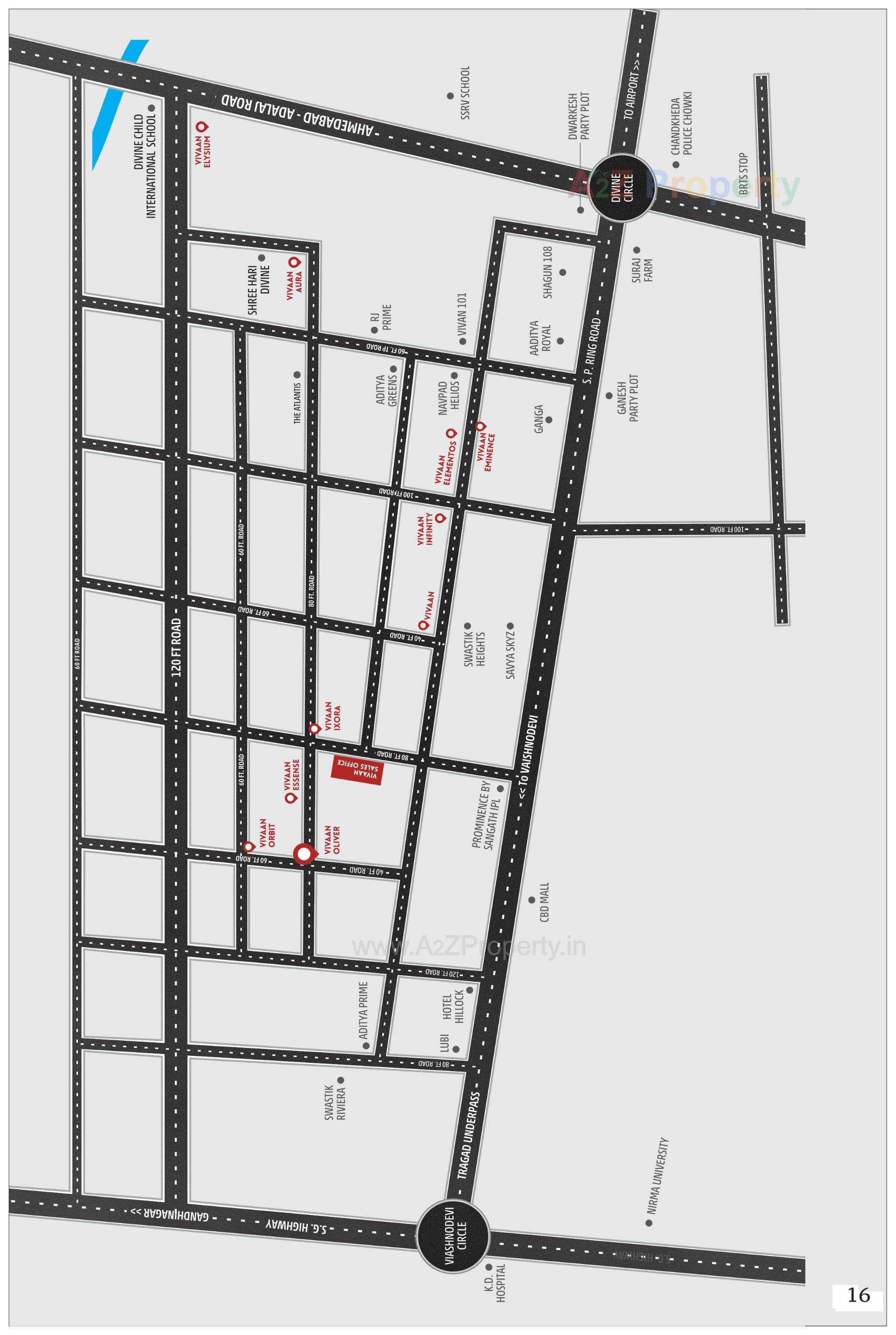  of real estate project Vivaan Oliver located at Zundal, Gandhinagar, Gujarat