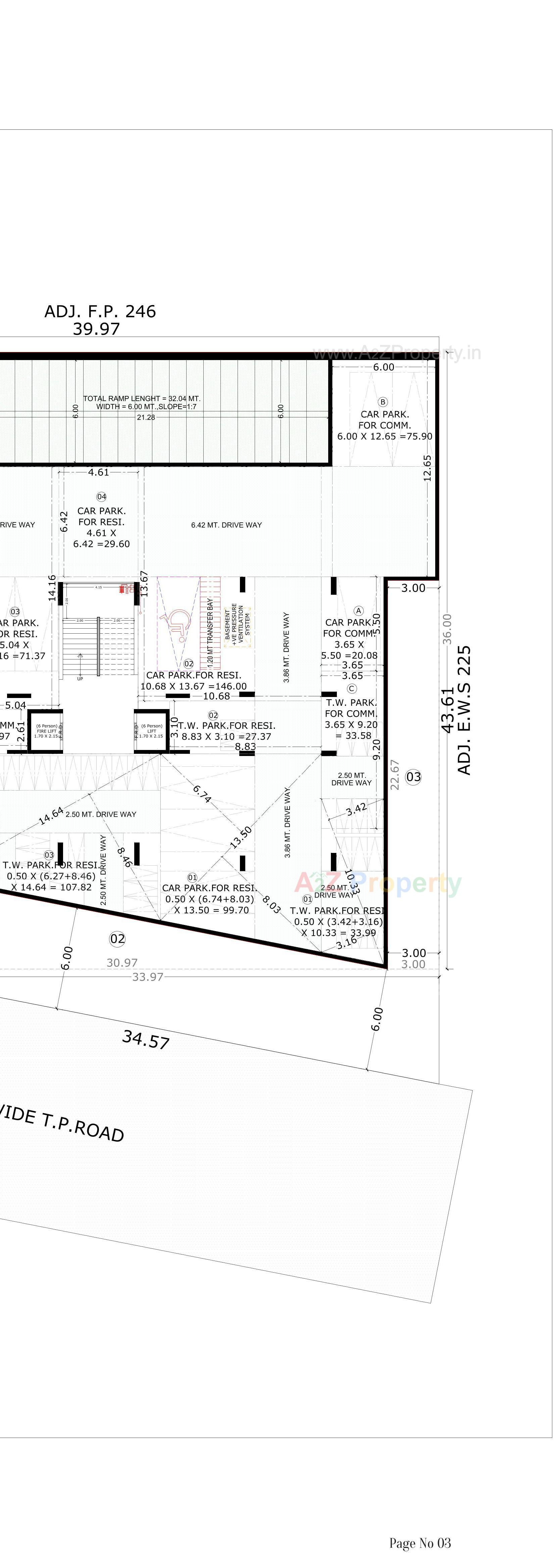 Layout of real estate project Vivaan Solitaire located at Zundal, Gandhinagar, Gujarat