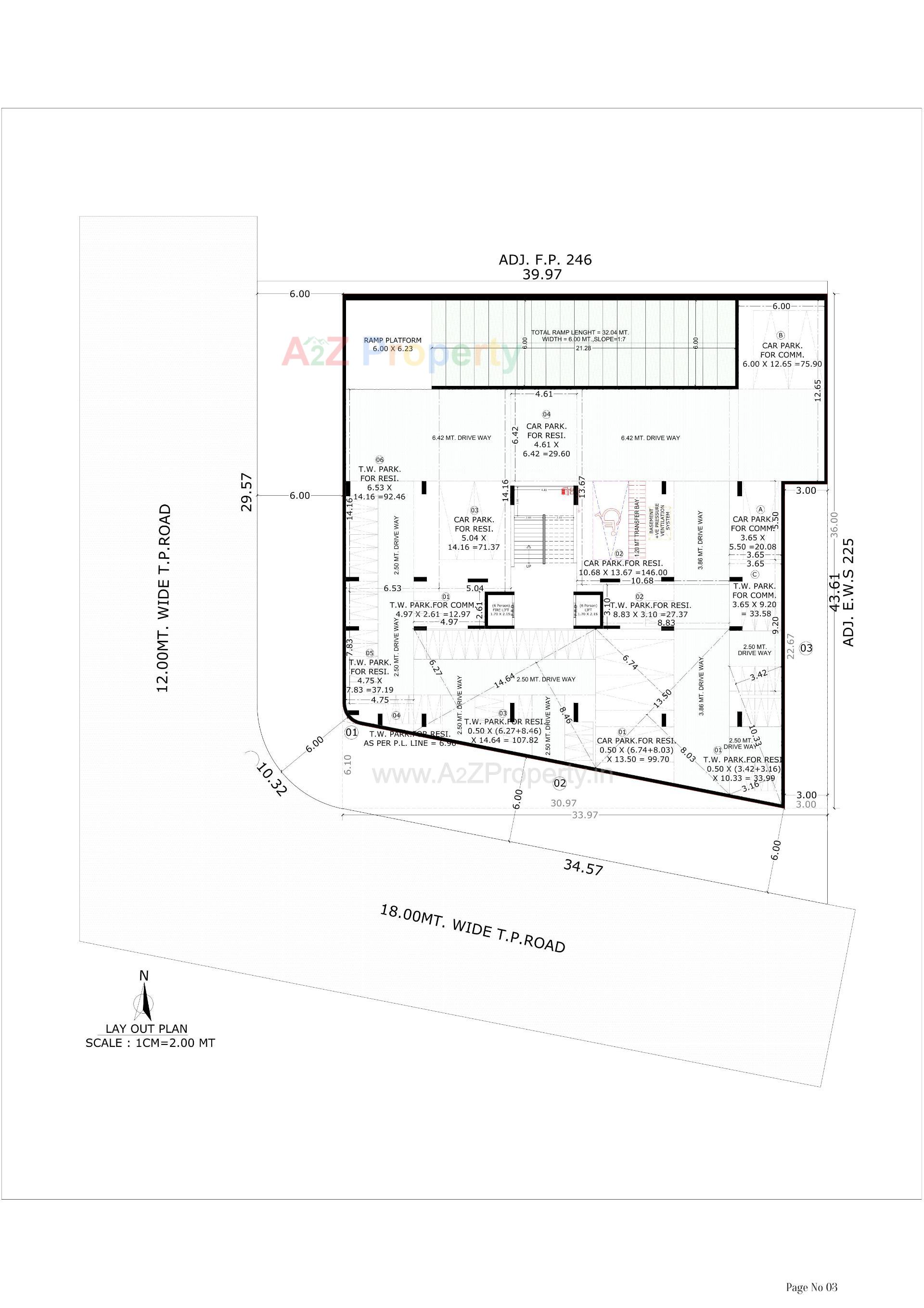 Layout of real estate project Vivaan Solitaire located at Zundal, Gandhinagar, Gujarat