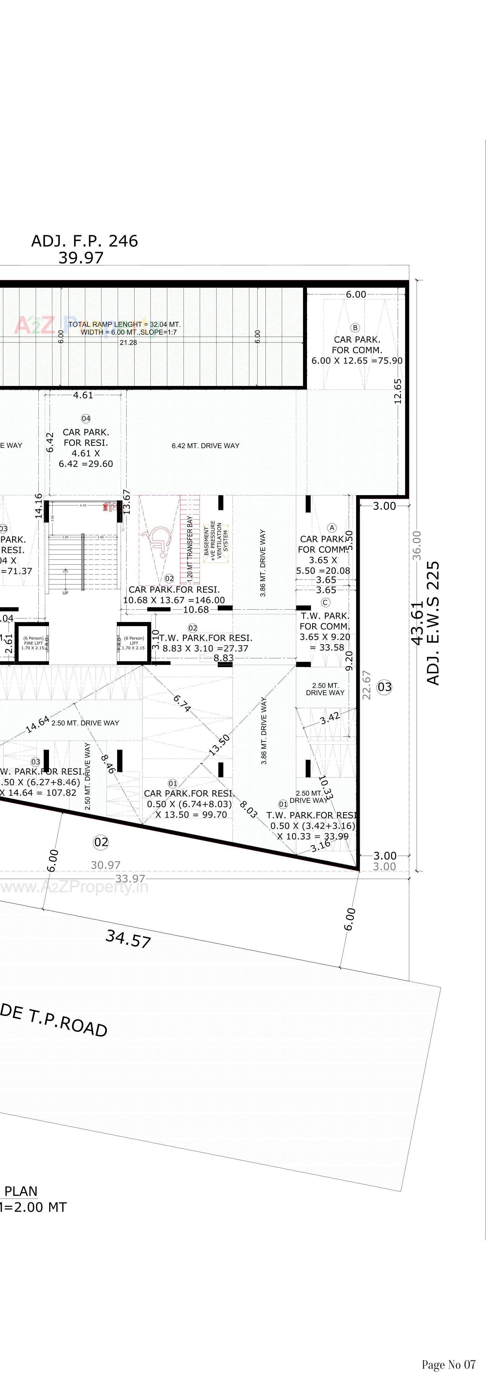Layout of real estate project Vivaan Solitaire located at Zundal, Gandhinagar, Gujarat