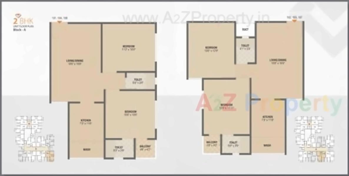 Layout of real estate project Vivan 10 located at Zundal, Gandhinagar, Gujarat
