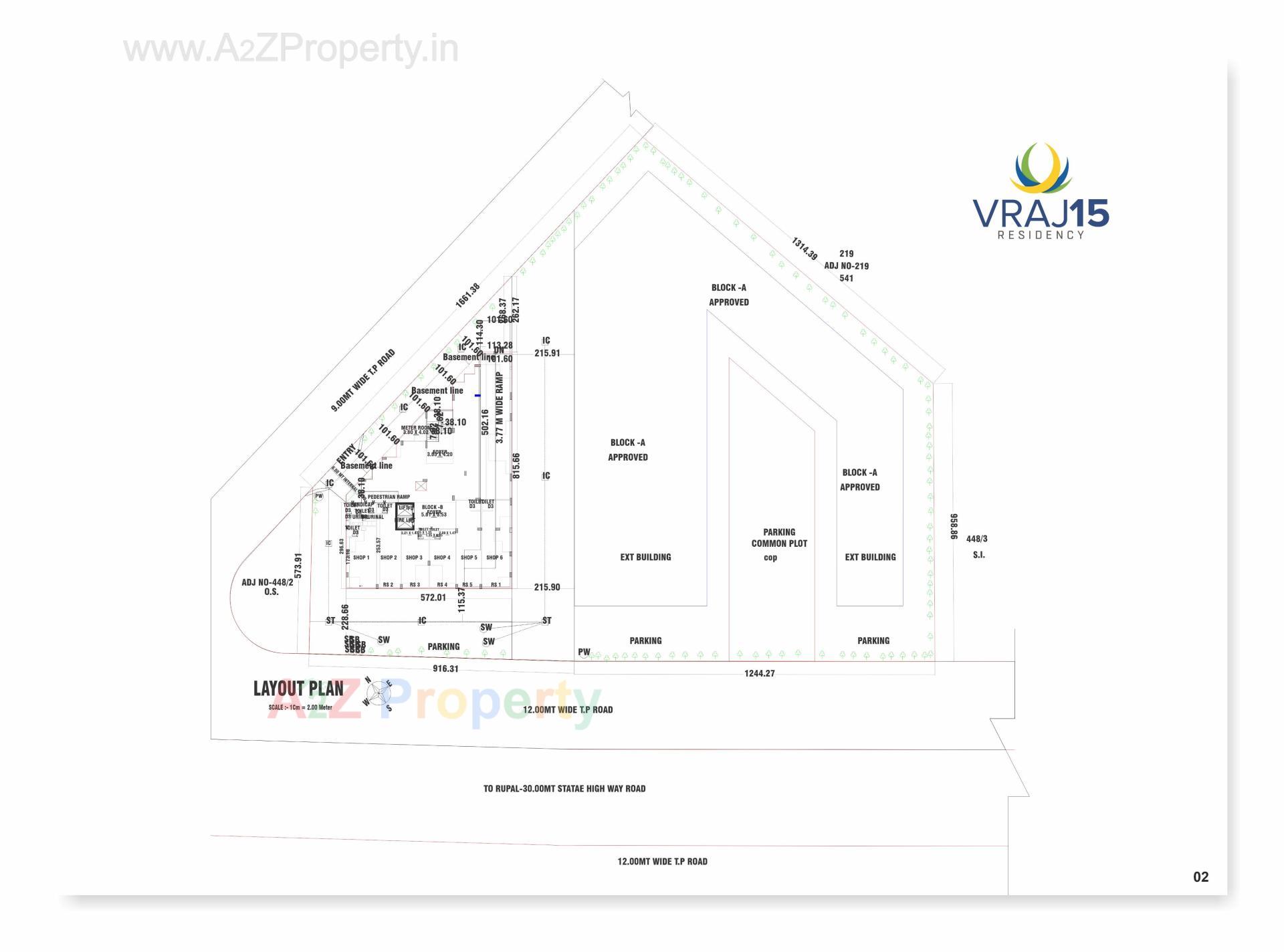  of real estate project Vraj located at Randheja, Gandhinagar, Gujarat