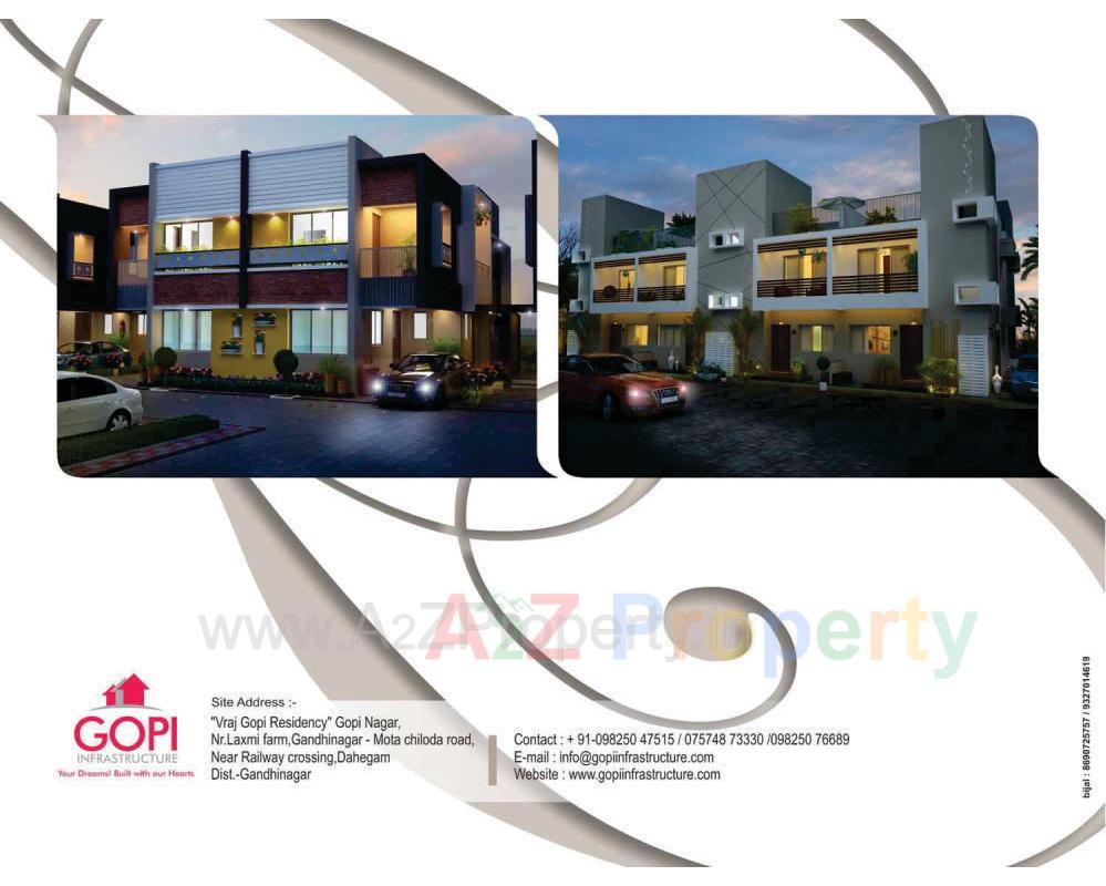  of real estate project Vraj Gopi Residency located at Dehgam, Gandhinagar, Gujarat