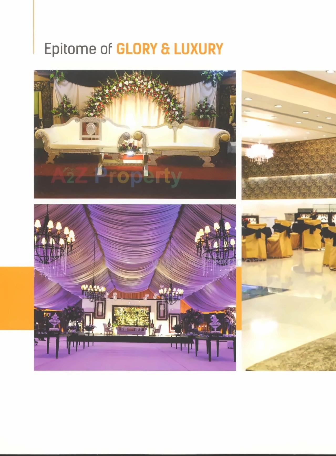 3D Elevation of real estate project Vraj Icon located at Kalol, Gandhinagar, Gujarat