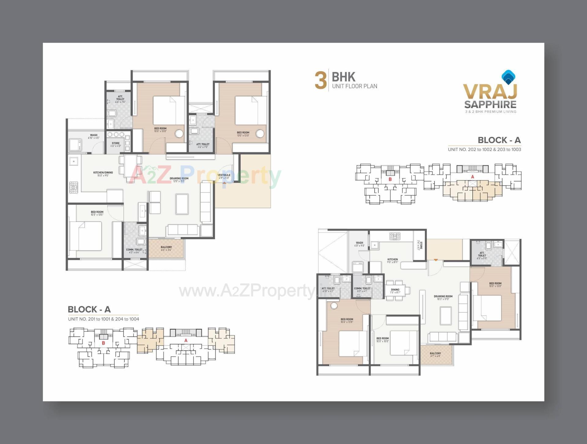 Layout of real estate project Vraj Sapphire located at Randesan, Gandhinagar, Gujarat