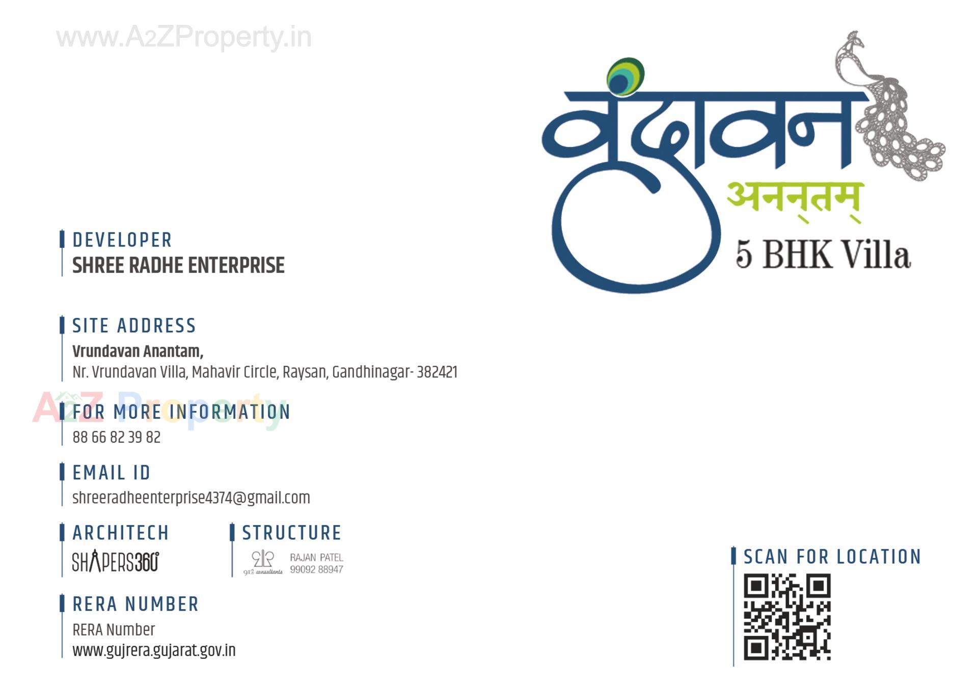  of real estate project Vrundavan  Anantam located at Raysan, Gandhinagar, Gujarat