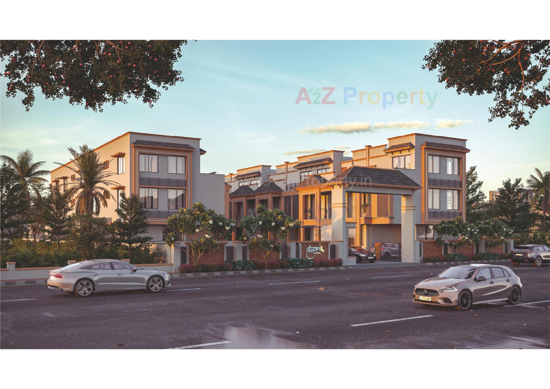 3D Elevation of real estate project Vrundavan  Anantam located at Raysan, Gandhinagar, Gujarat