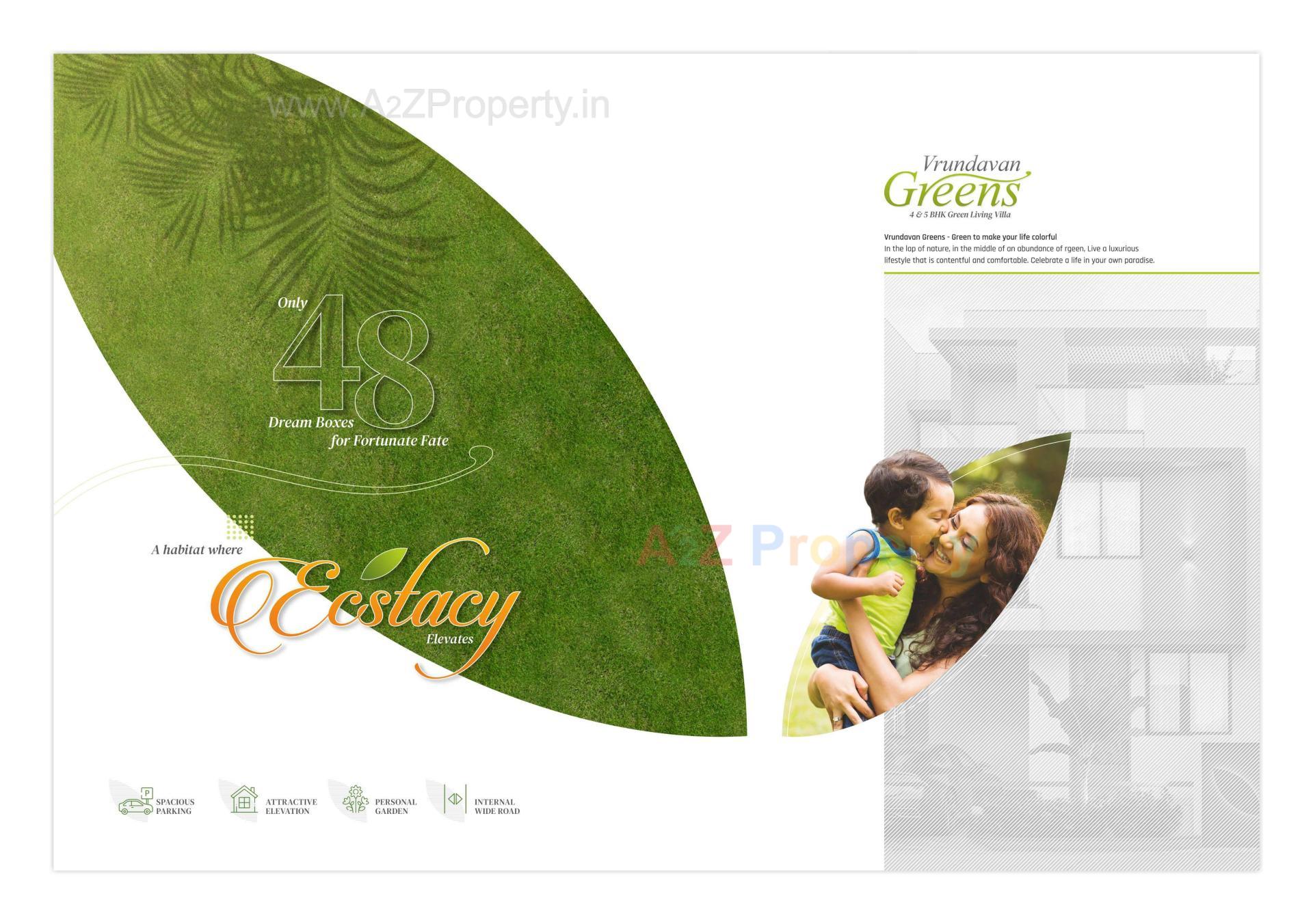  of real estate project Vrundavan Greens located at Pethapur, Gandhinagar, Gujarat