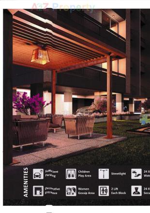 Elevation of real estate project Vrundavan Hills located at Gandhinagar, Gandhinagar, Gujarat