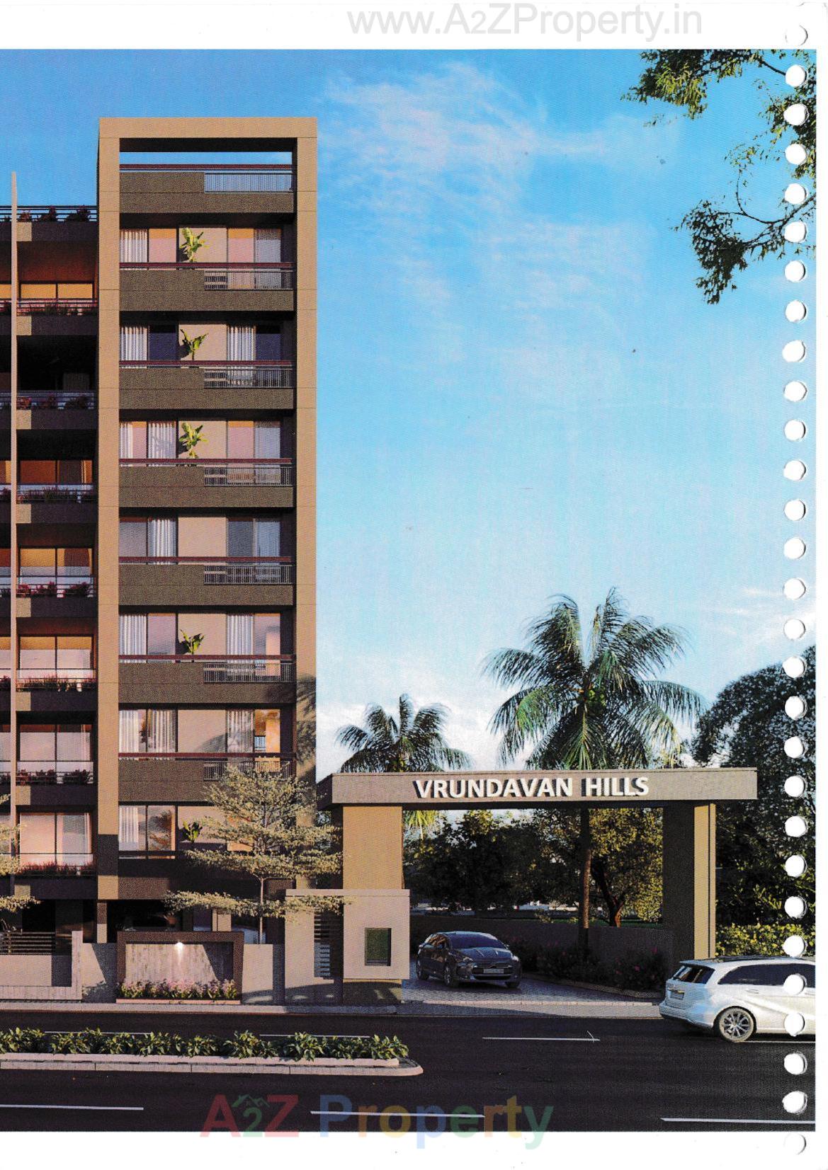 3D Elevation of real estate project Vrundavan Hills located at Gandhinagar, Gandhinagar, Gujarat