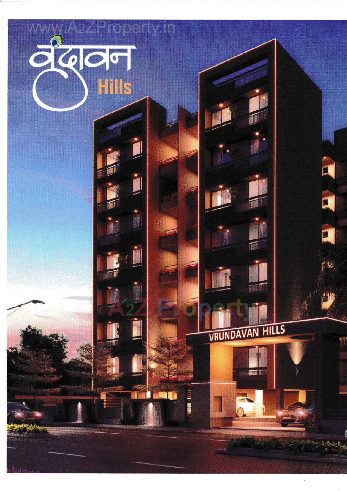 3D Elevation of real estate project Vrundavan Hills located at Gandhinagar, Gandhinagar, Gujarat