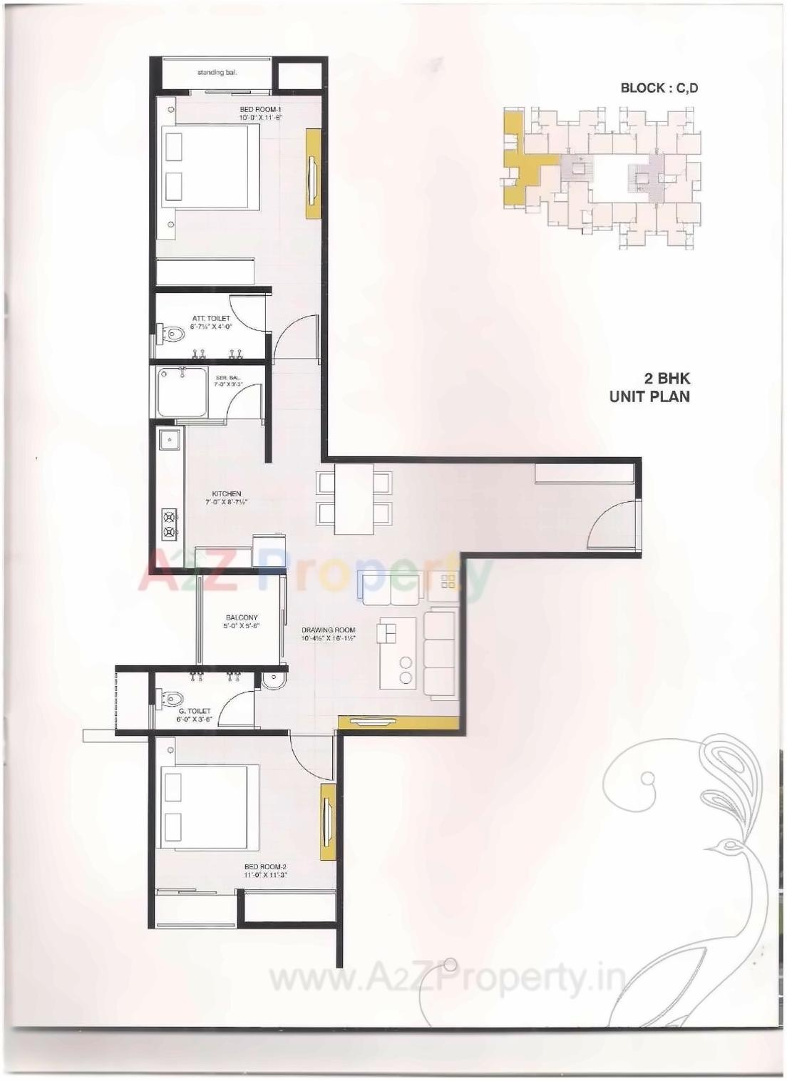 Layout of real estate project Vrundavan Residency located at Sargasan, Gandhinagar, Gujarat