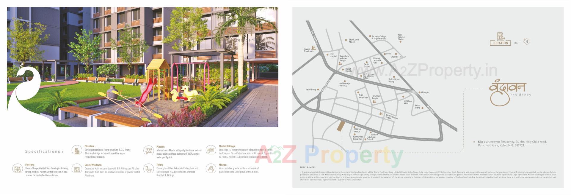  of real estate project Vrundavan Residency located at Borisana, Gandhinagar, Gujarat