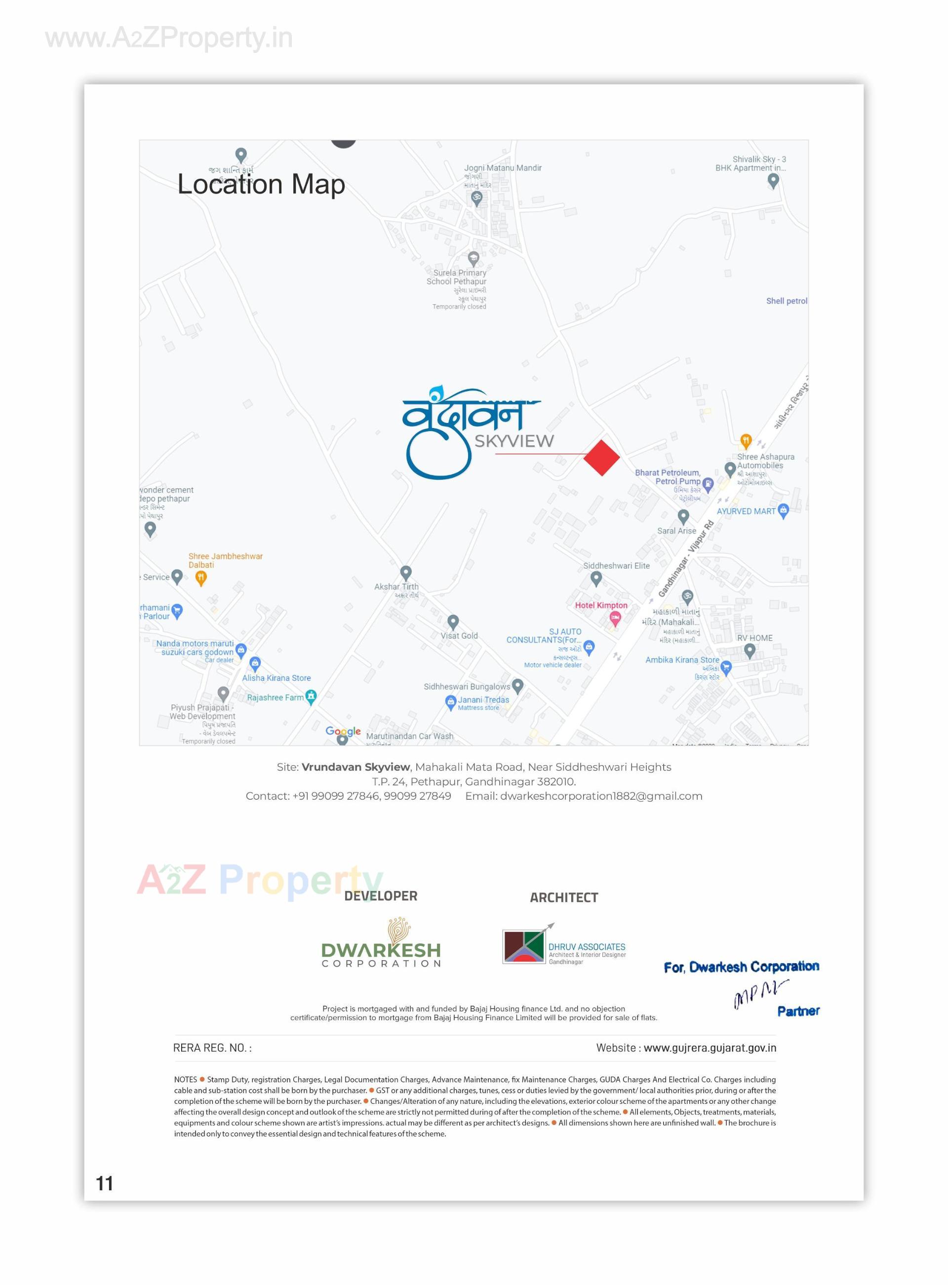  of real estate project Vrundavan Skyview located at Pethapur, Gandhinagar, Gujarat