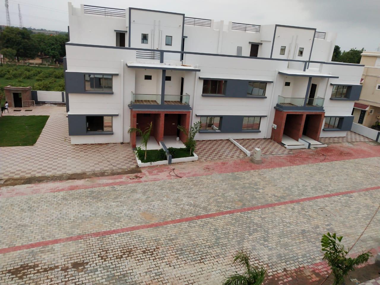 196918_const of real estate project Vrundavan Villa located at Lavarpur, Gandhinagar, Gujarat