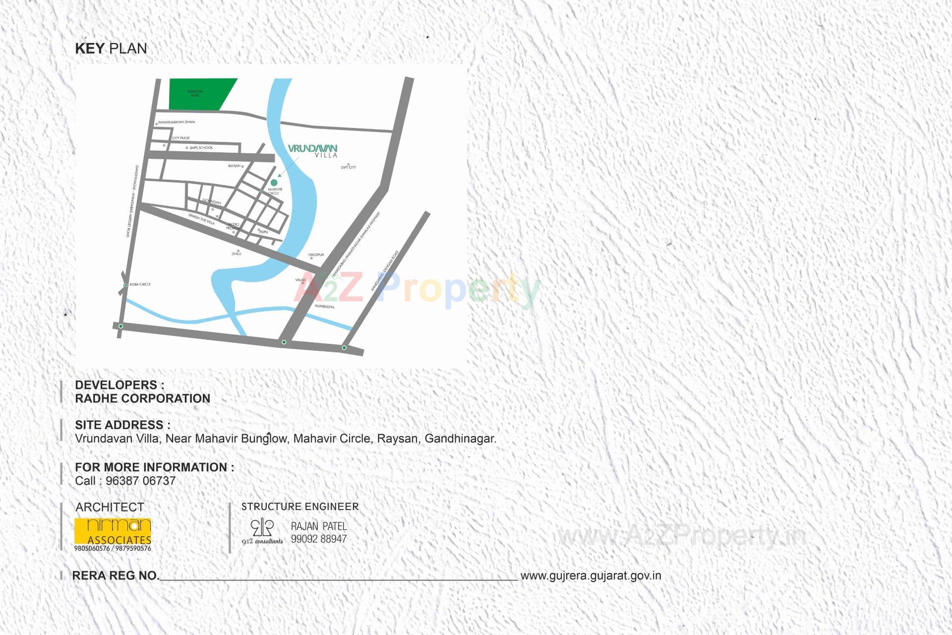  of real estate project Vrundavan Villa located at Raysan, Gandhinagar, Gujarat