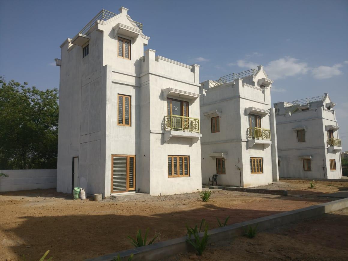 65867_const of real estate project Vundavan Bungalows located at Zundal, Gandhinagar, Gujarat