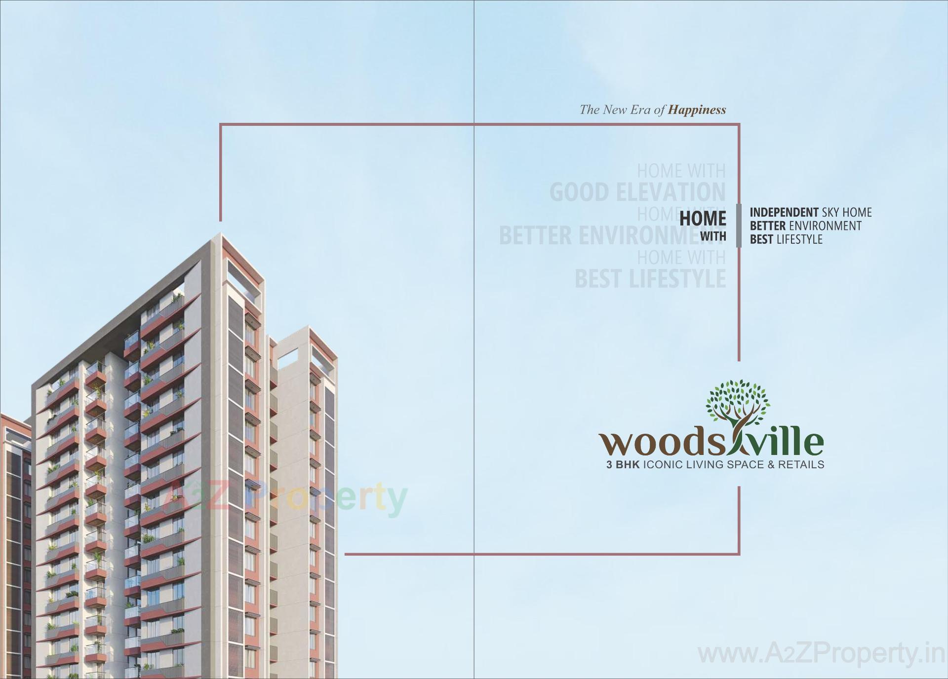  of real estate project Woods Ville located at Sargasan, Gandhinagar, Gujarat