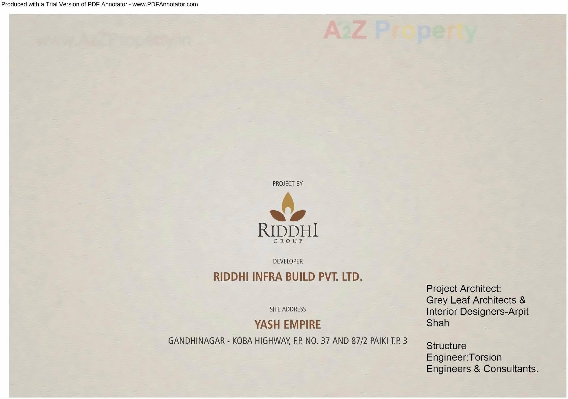  of real estate project Yash Empire located at Gandhinagar, Gandhinagar, Gujarat