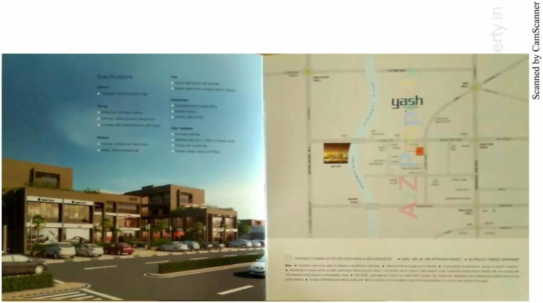  of real estate project Yash Plaza located at Raysan, Gandhinagar, Gujarat