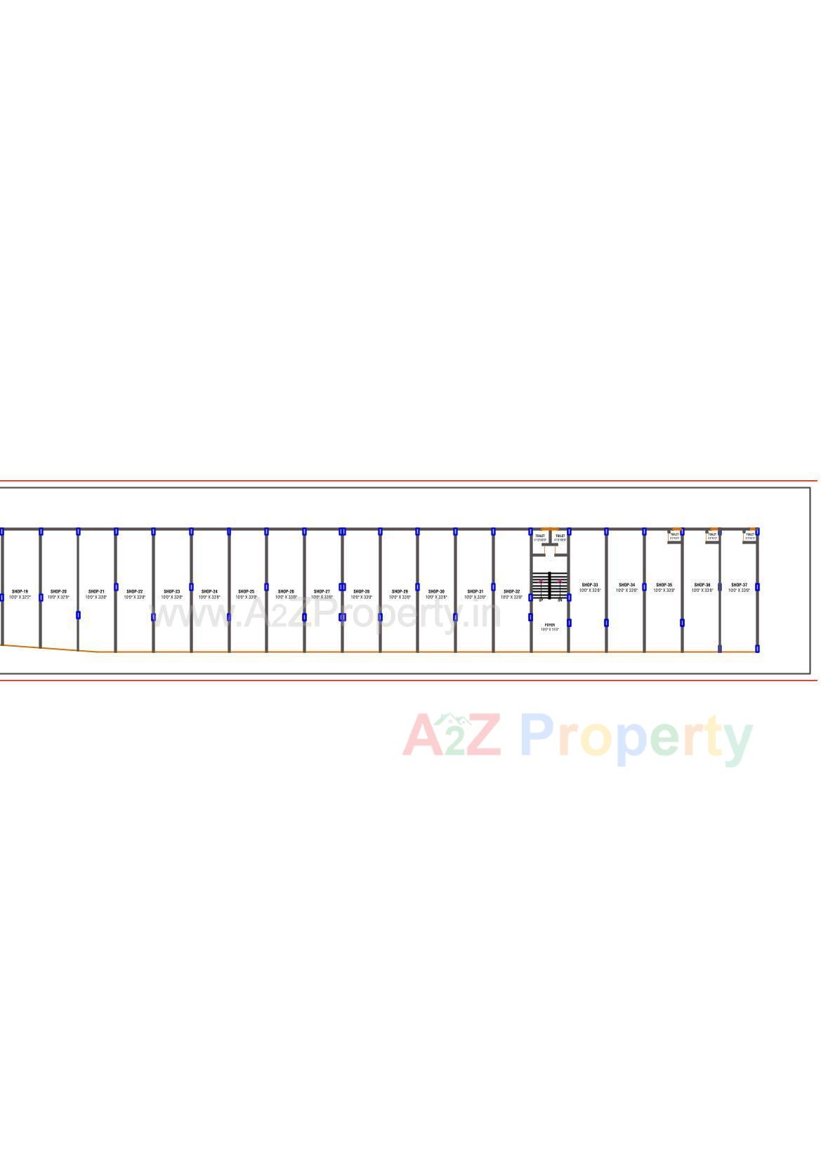 Layout of real estate project Yashraj Prime located at Khatraj, Gandhinagar, Gujarat