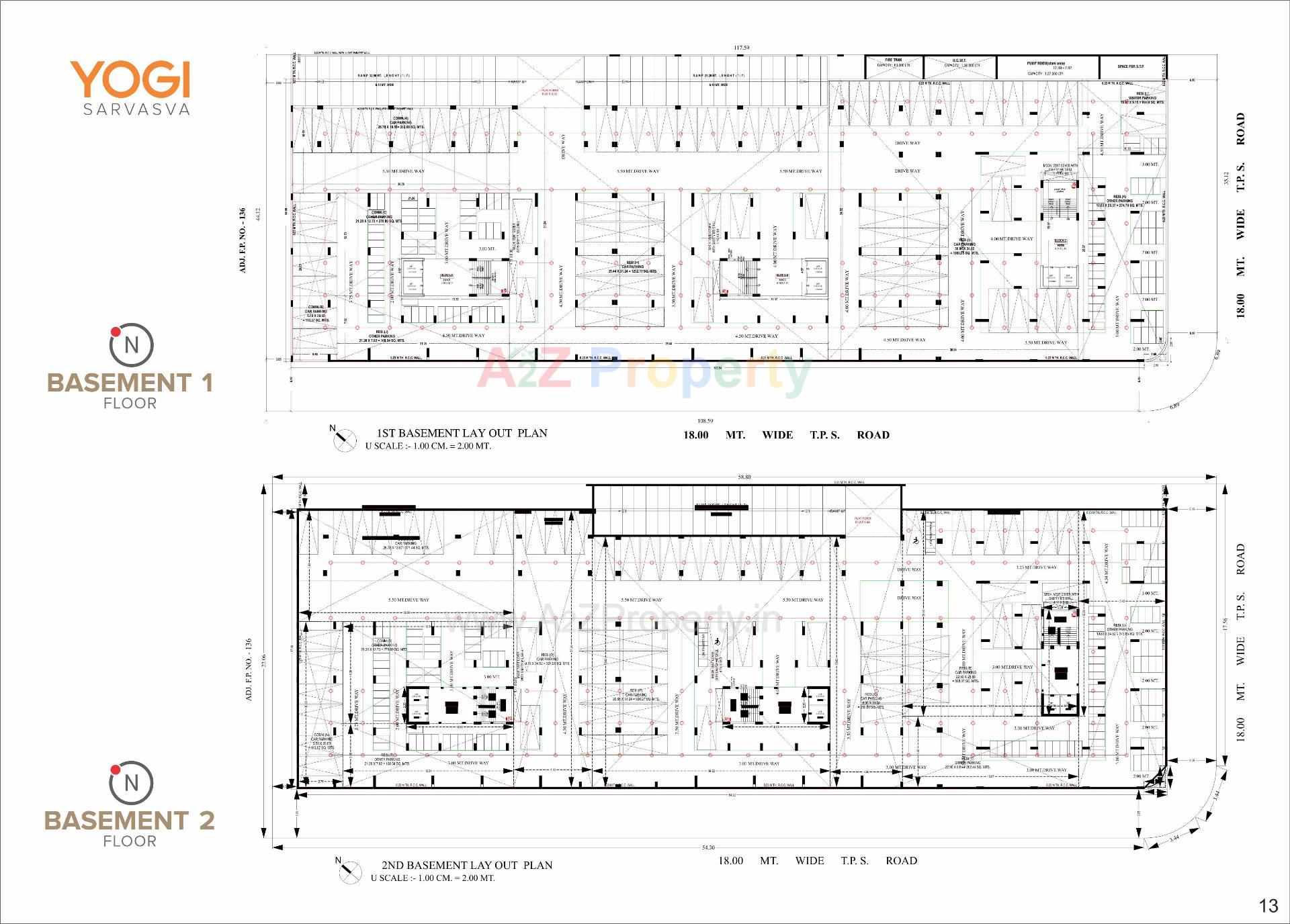 Layout of real estate project Yogi Sarvasva located at Randesan, Gandhinagar, Gujarat