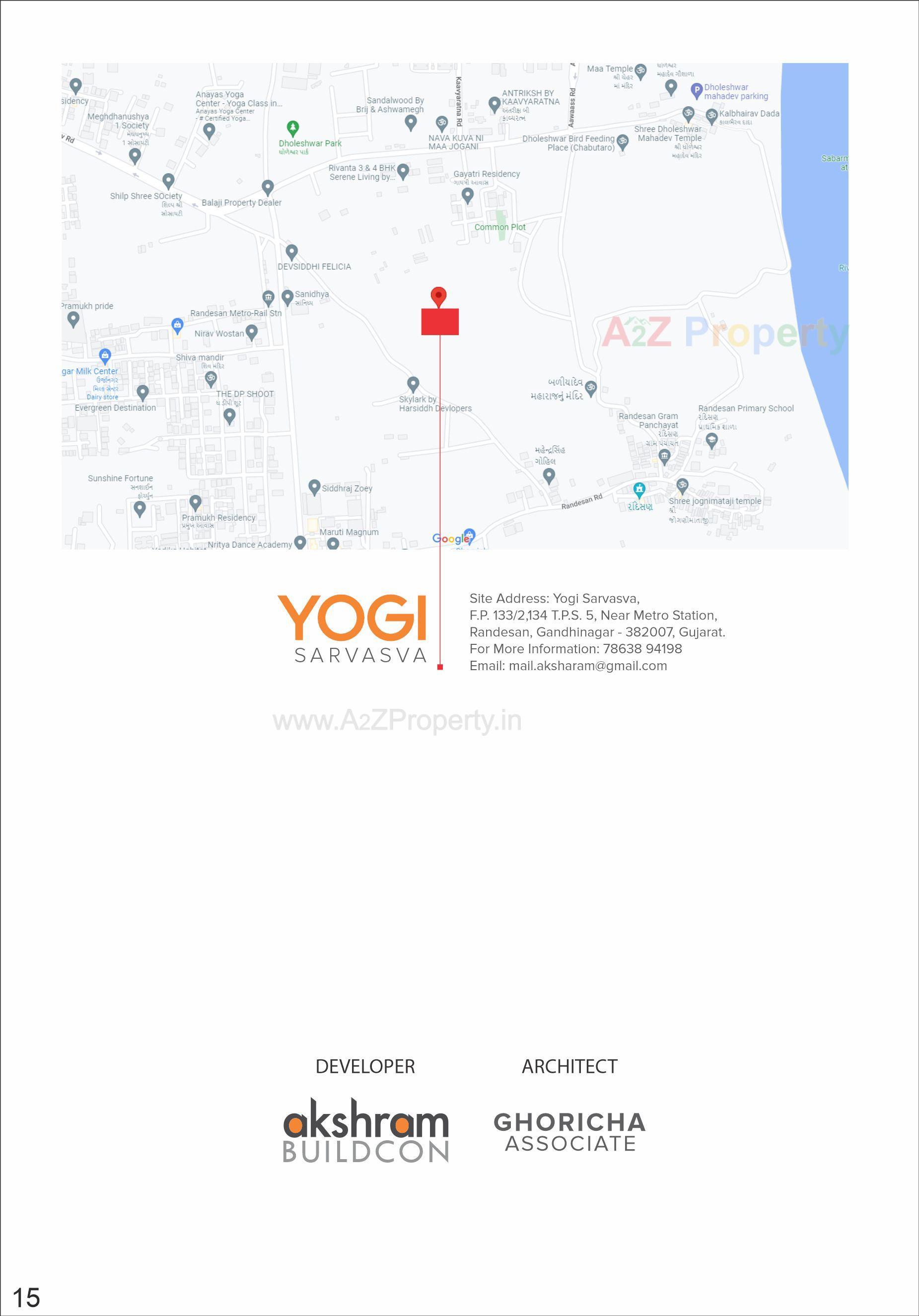  of real estate project Yogi Sarvasva located at Randesan, Gandhinagar, Gujarat