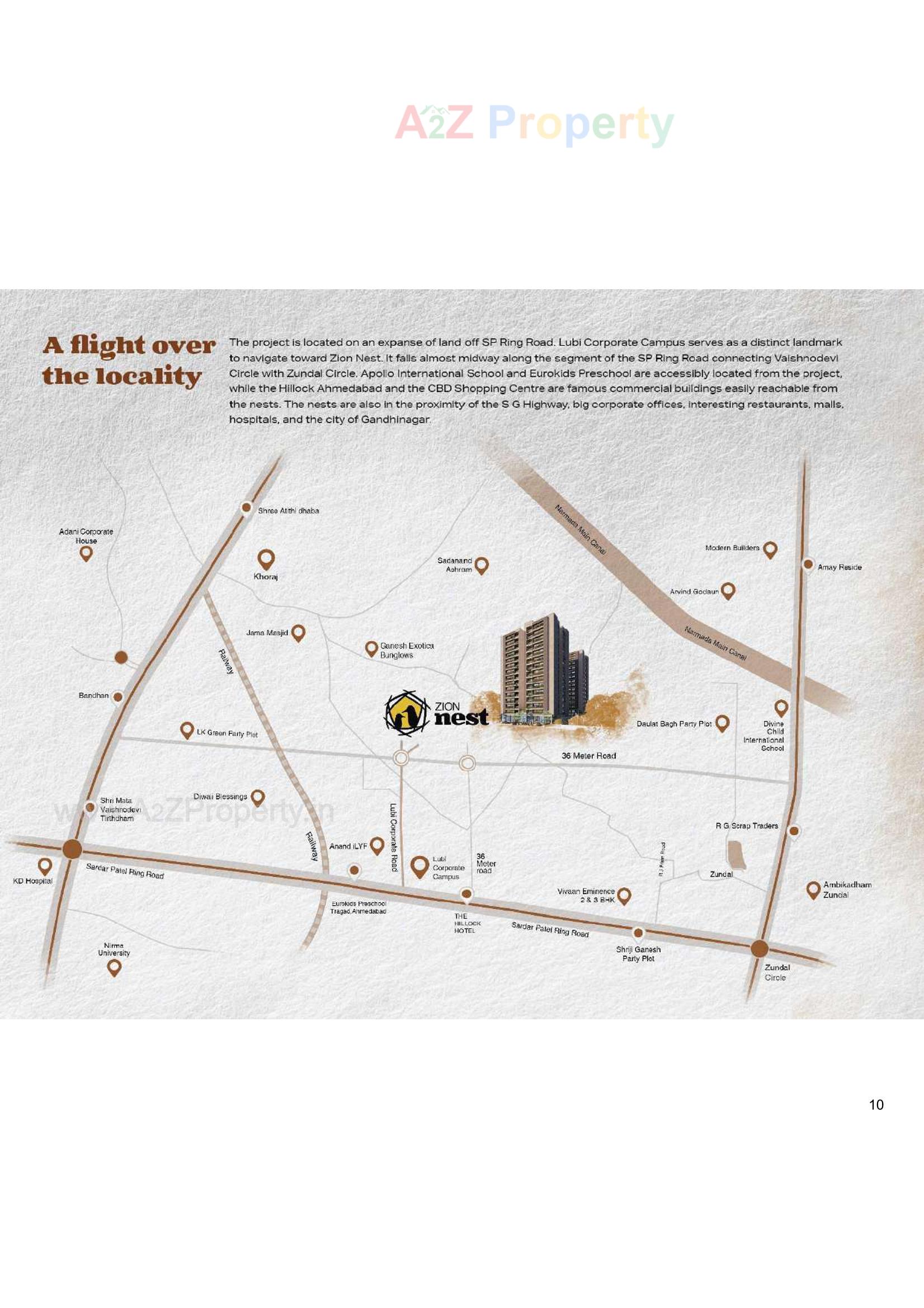  of real estate project Zion Nest located at Khoraj, Gandhinagar, Gujarat