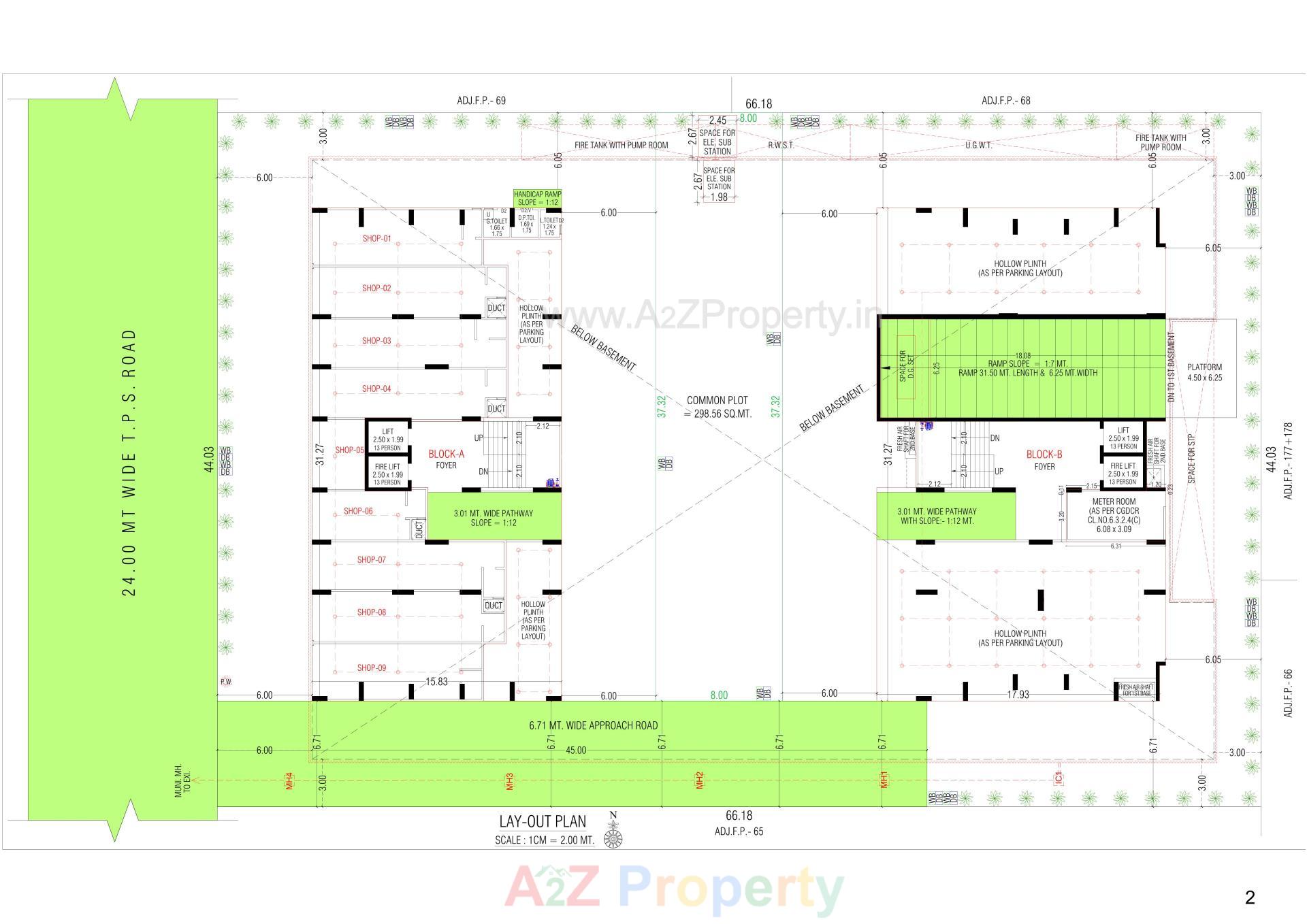 Layout of real estate project Zion Nest located at Khoraj, Gandhinagar, Gujarat
