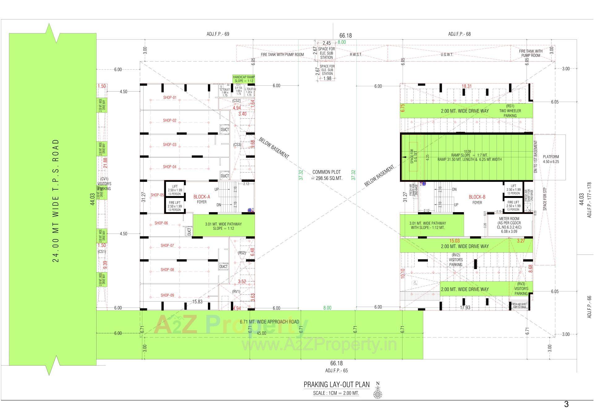 Layout of real estate project Zion Nest located at Khoraj, Gandhinagar, Gujarat