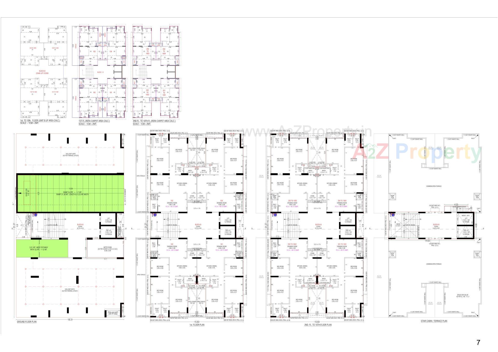 Layout of real estate project Zion Nest located at Khoraj, Gandhinagar, Gujarat