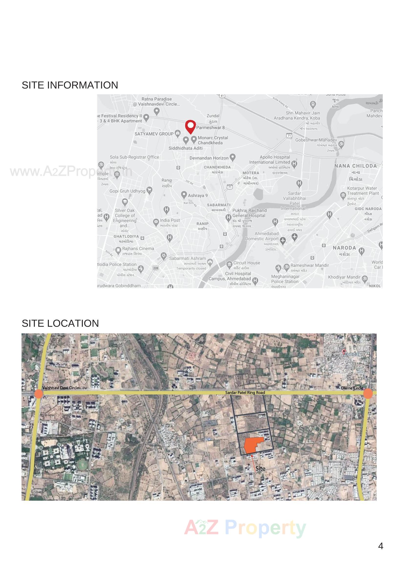  of real estate project Zundal Fp 123 Tp located at Zundal, Gandhinagar, Gujarat