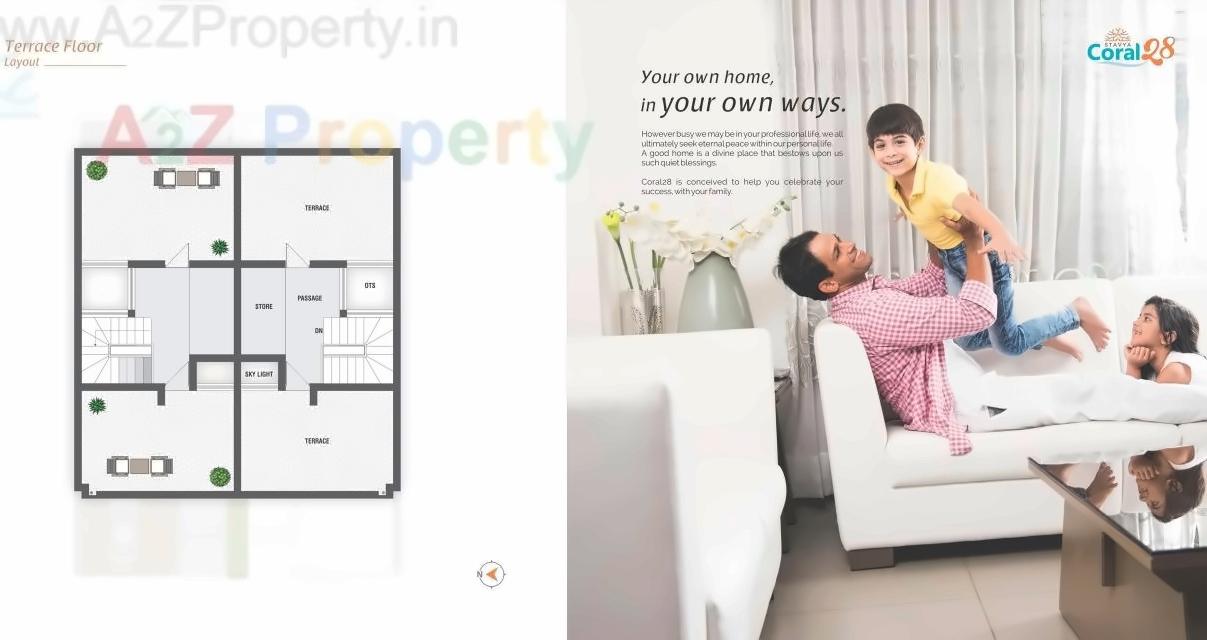 Layout of real estate project Coral located at Veraval, Gir Somnath, Gujarat