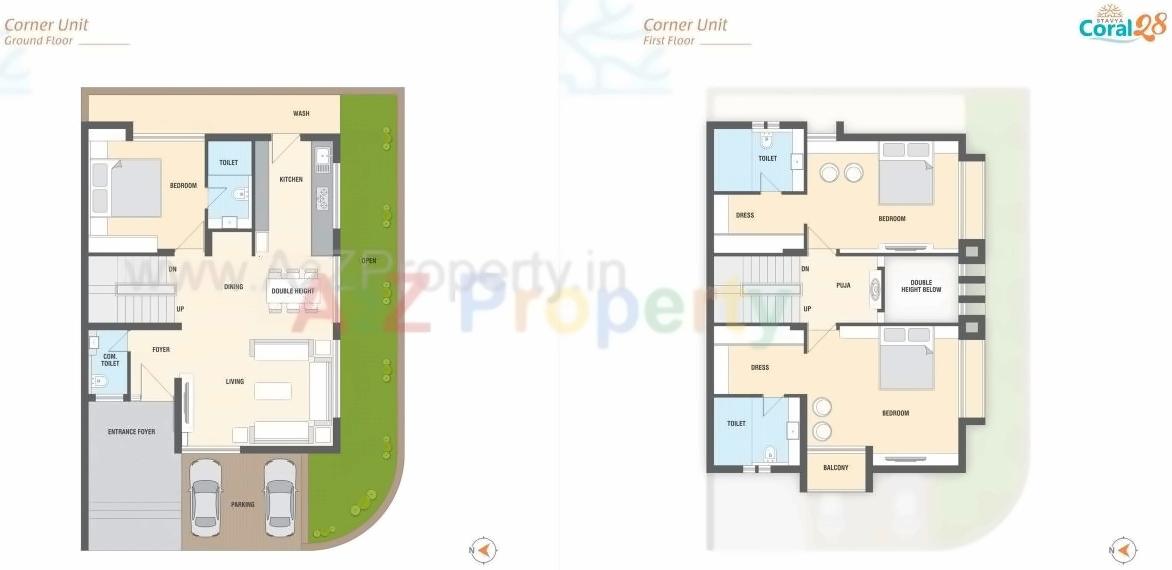Layout of real estate project Coral located at Veraval, Gir Somnath, Gujarat