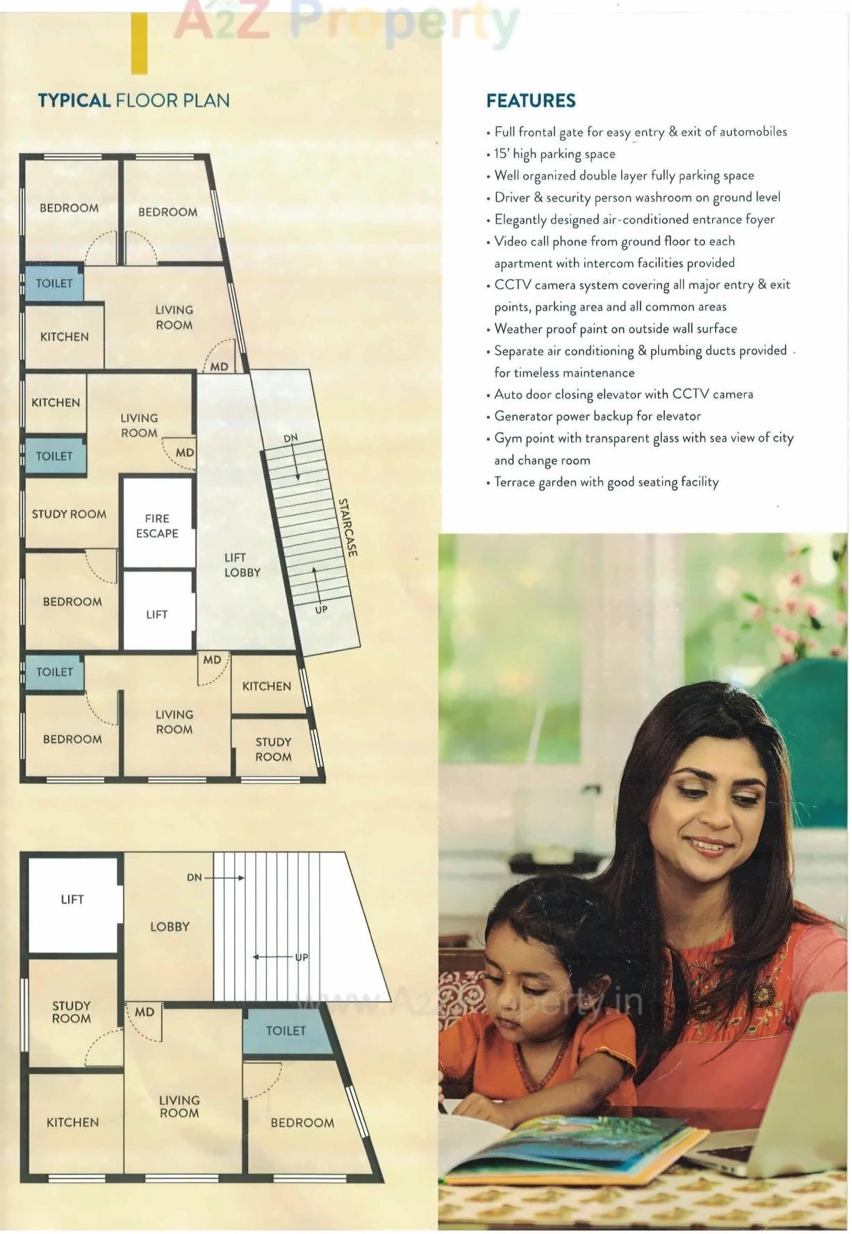Layout of real estate project Dream Heights located at Veraval, Gir Somnath, Gujarat