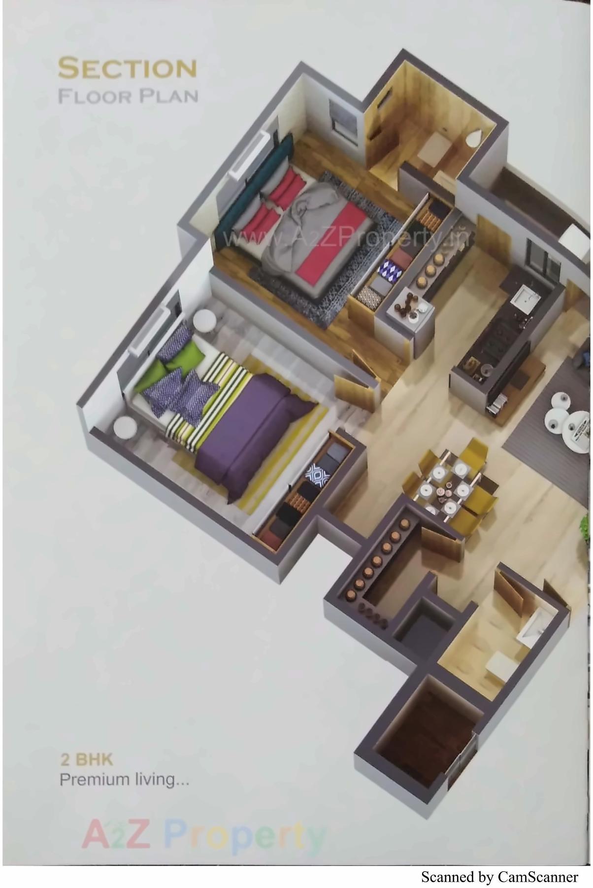 Layout of real estate project Narayan Heights located at Veraval, Gir Somnath, Gujarat