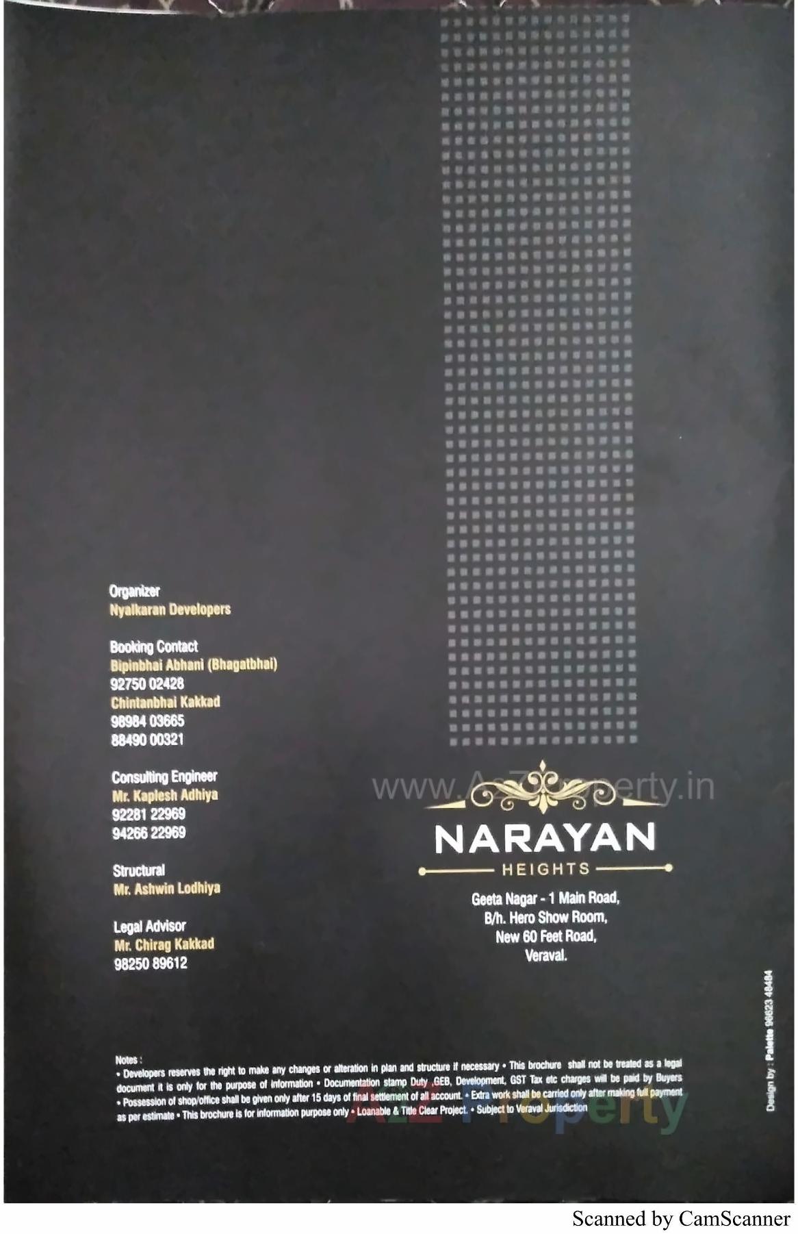  of real estate project Narayan Heights located at Veraval, Gir Somnath, Gujarat