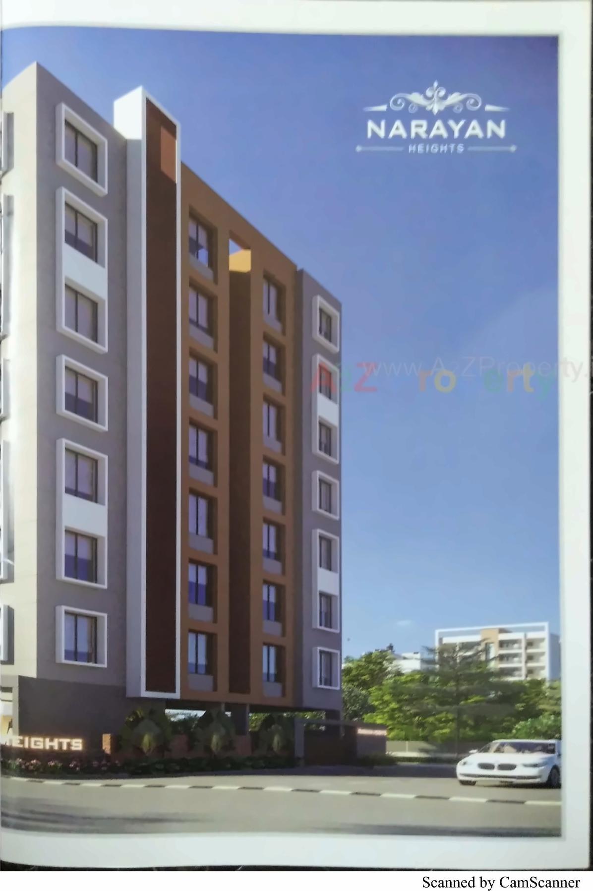 3D Elevation of real estate project Narayan Heights located at Veraval, Gir Somnath, Gujarat