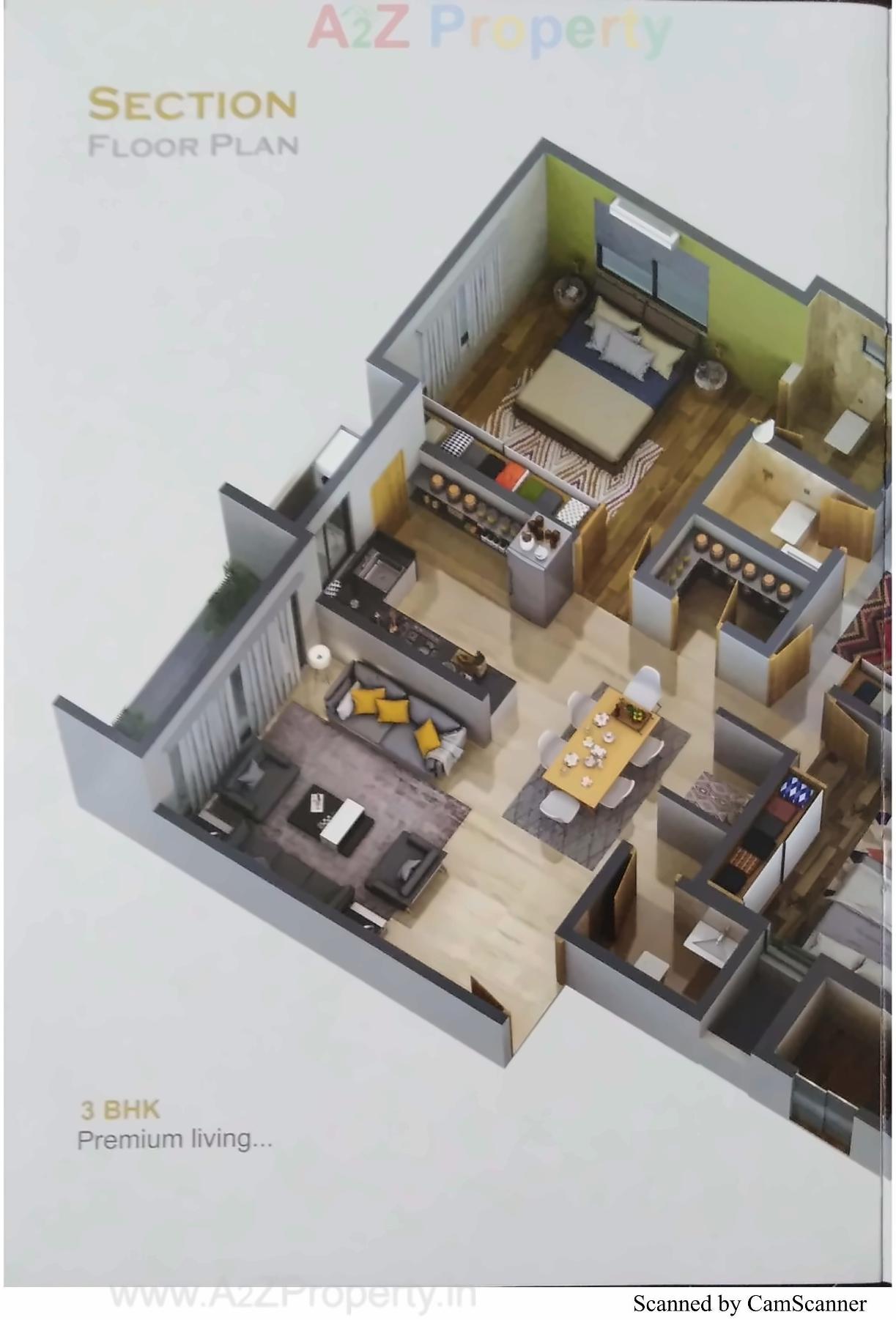 Layout of real estate project Narayan Heights located at Veraval, Gir Somnath, Gujarat