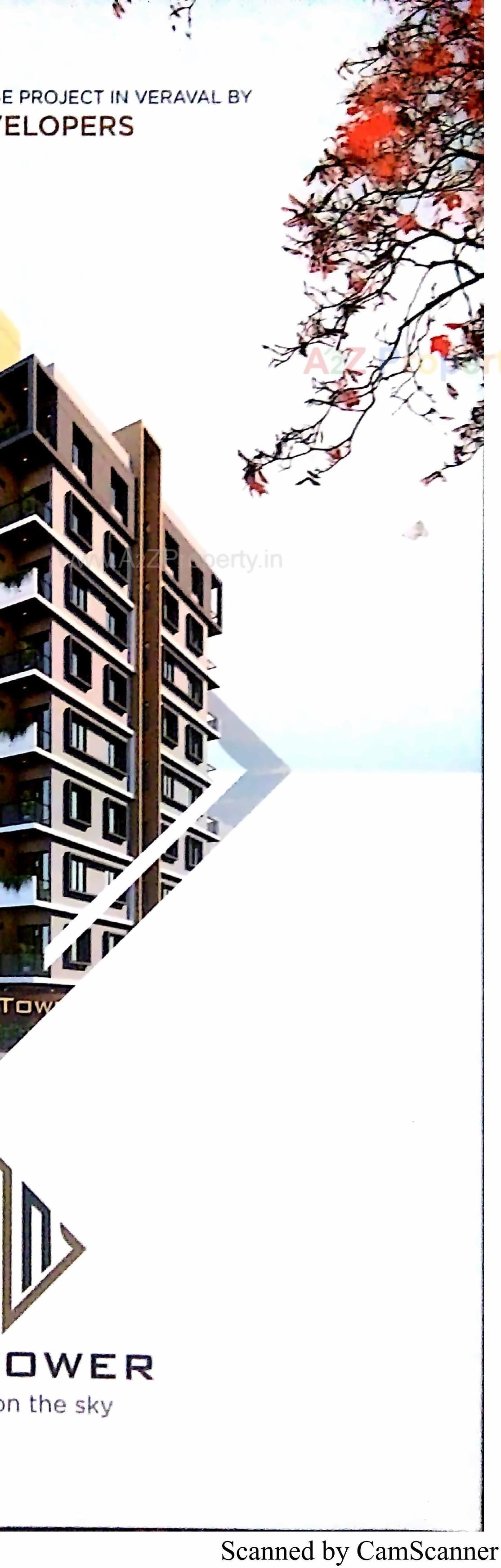 3D Elevation of real estate project Ravi Tower located at Veraval, Gir Somnath, Gujarat