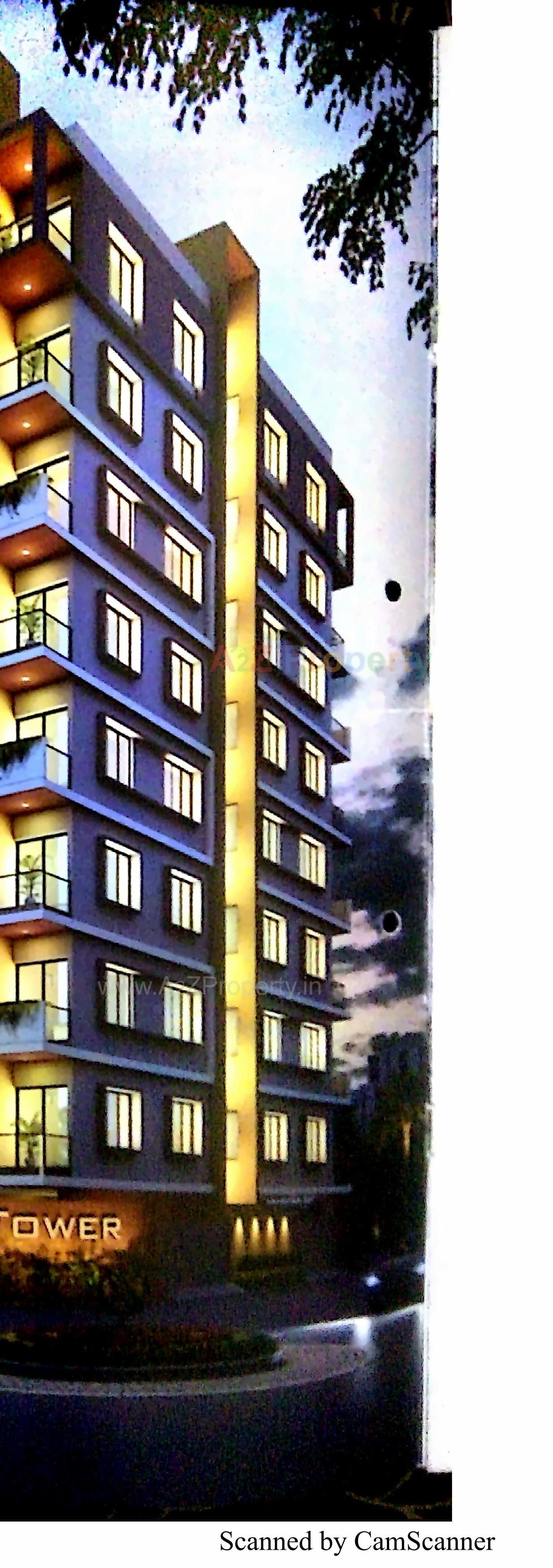 3D Elevation of real estate project Ravi Tower located at Veraval, Gir Somnath, Gujarat