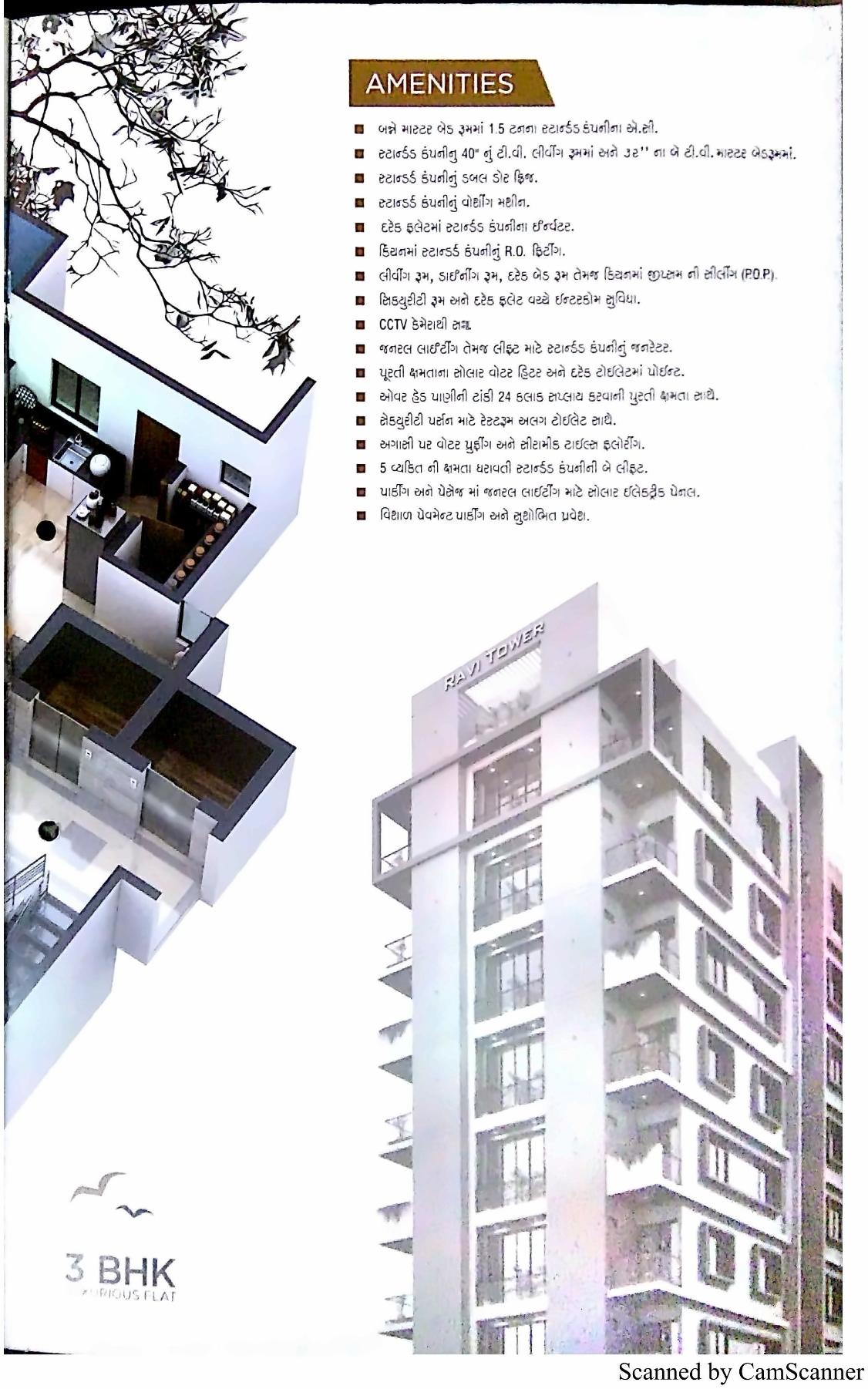  of real estate project Ravi Tower located at Veraval, Gir Somnath, Gujarat