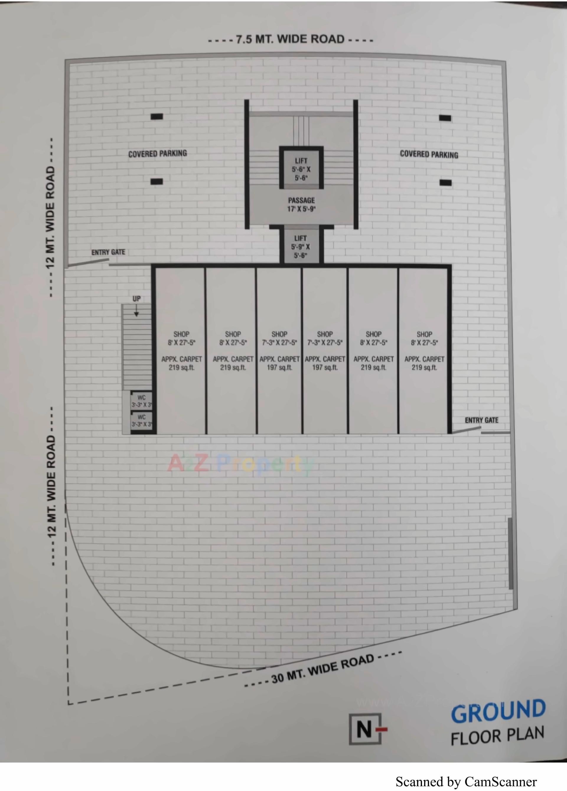 Layout of real estate project Sai Onella located at Veraval, Gir Somnath, Gujarat