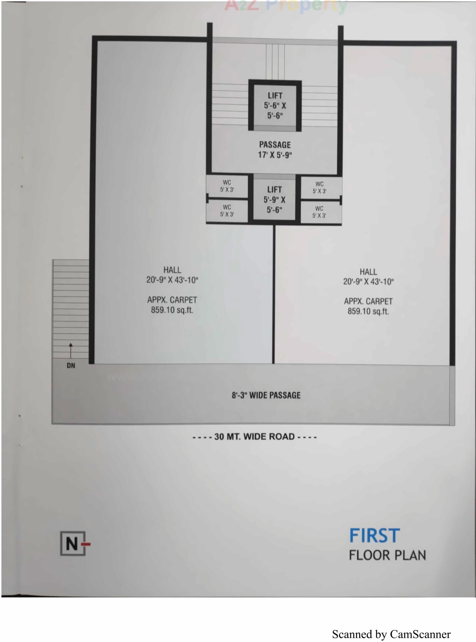 Layout of real estate project Sai Onella located at Veraval, Gir Somnath, Gujarat