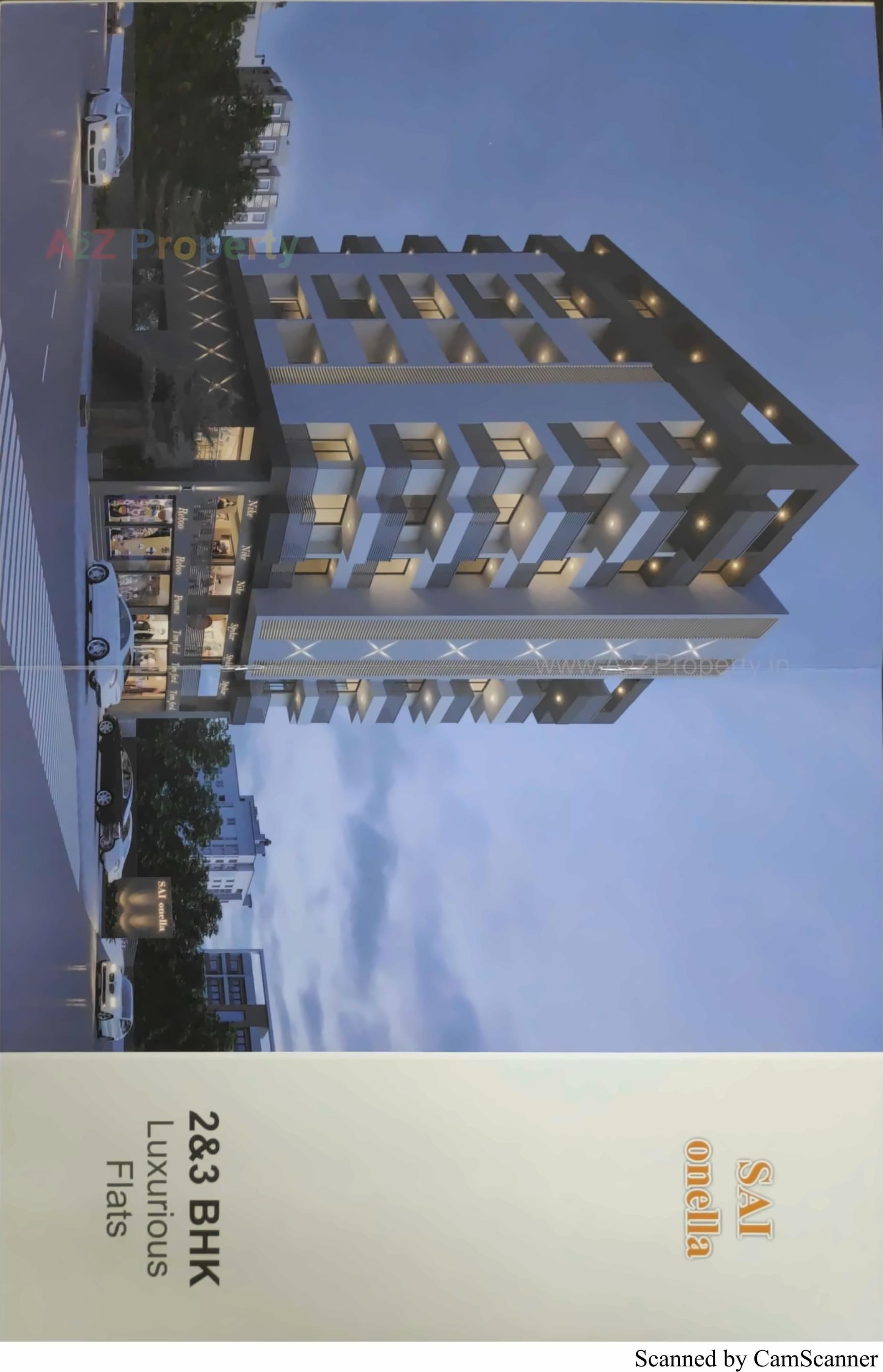 3D Elevation of real estate project Sai Onella located at Veraval, Gir Somnath, Gujarat