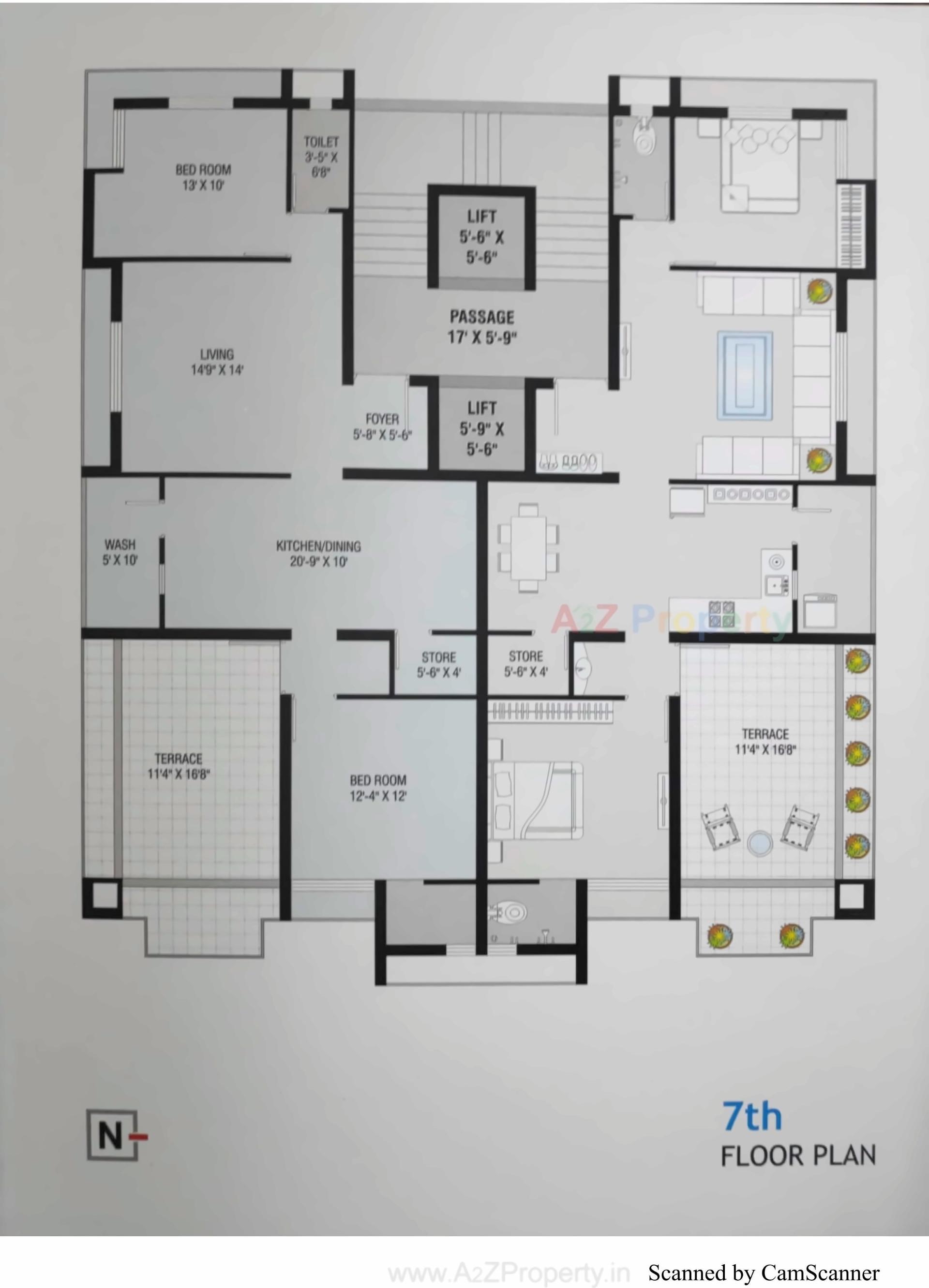 Layout of real estate project Sai Onella located at Veraval, Gir Somnath, Gujarat