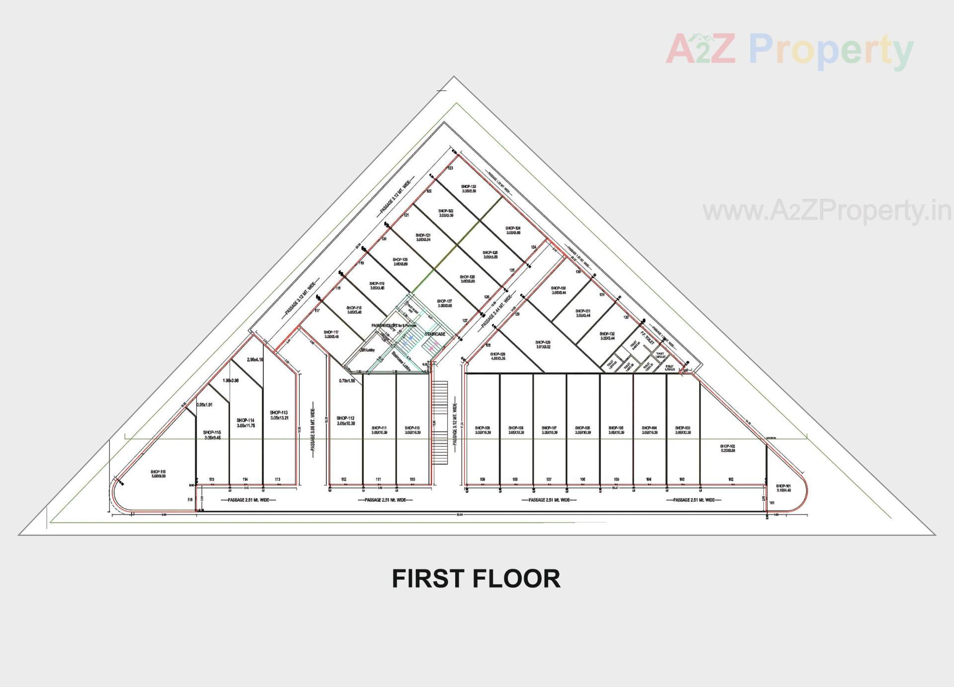 Layout of real estate project Shree located at Veraval, Gir Somnath, Gujarat