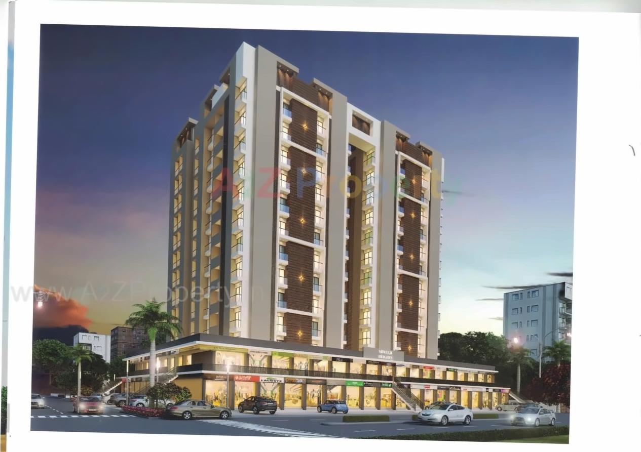 3D Elevation of real estate project Shreeji Heights located at Veraval, Gir Somnath, Gujarat