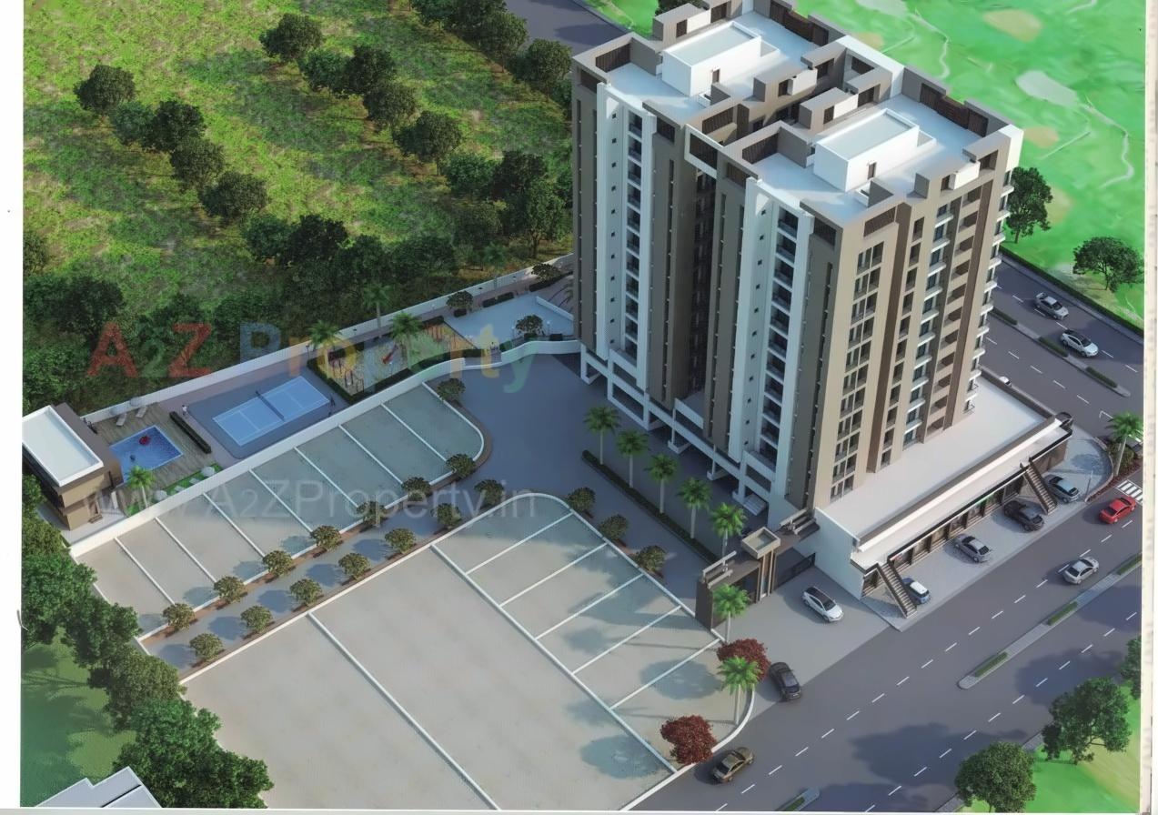 3D Elevation of real estate project Shreeji Heights located at Veraval, Gir Somnath, Gujarat