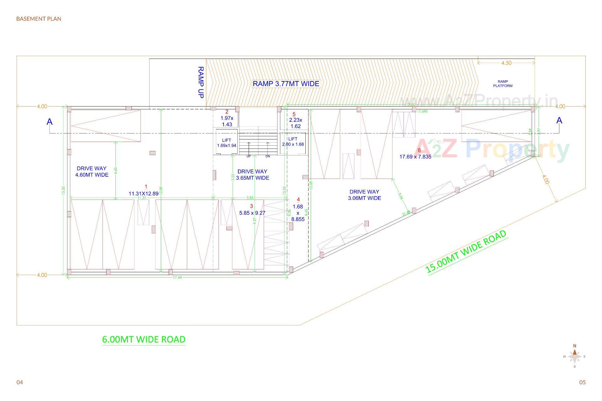 Layout of real estate project Aangan Exotica located at Jamnagar, Jamnagar, Gujarat